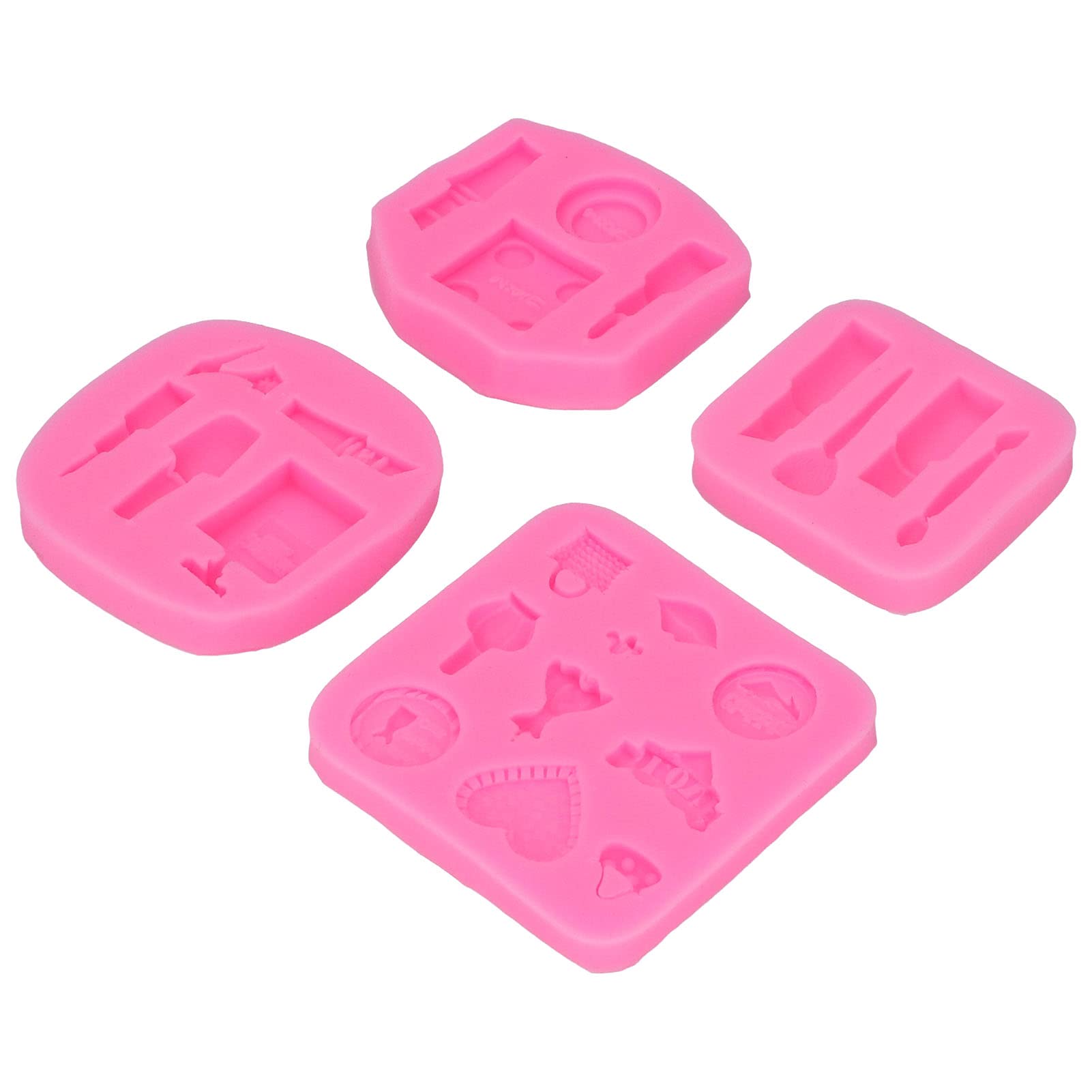 Premium Silicone Fondant Molds - Professional Baking Tools for Cake Decorating, Bread Making, and DIY Crafts | Perfect for Home Bakers, Wedding Cakes, and Party Desserts