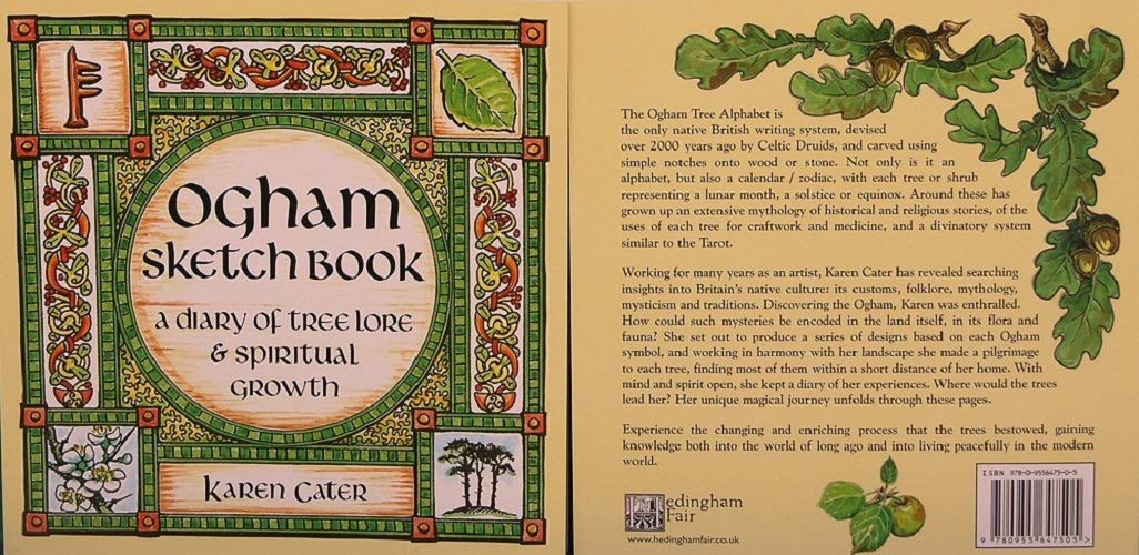 Ogham Sketch Book: Tree Lore Diary for Spiritual Growth & Celtic Wisdom | Perfect for Meditation, Nature Journaling, and Pagan Studies