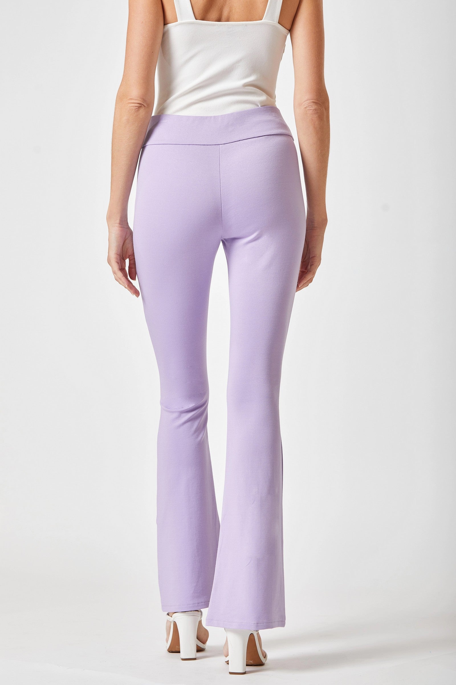Magic Flare Pants for Women - 11 Vibrant Colors | High Waisted Wide Leg Trousers | Perfect for Casual Wear, Office & Date Nights