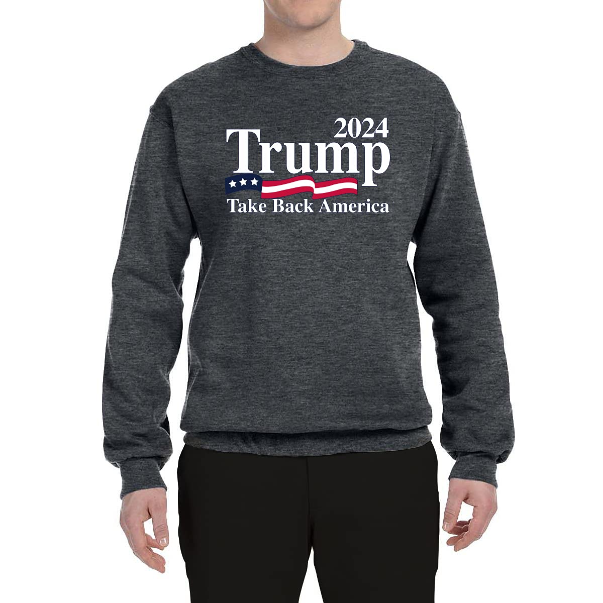 Wild Bobby Trump 2024 Take Back America Political Unisex Crewneck Graphic Sweatshirt | Patriotic Election Merchandise | Rally & Campaign Apparel