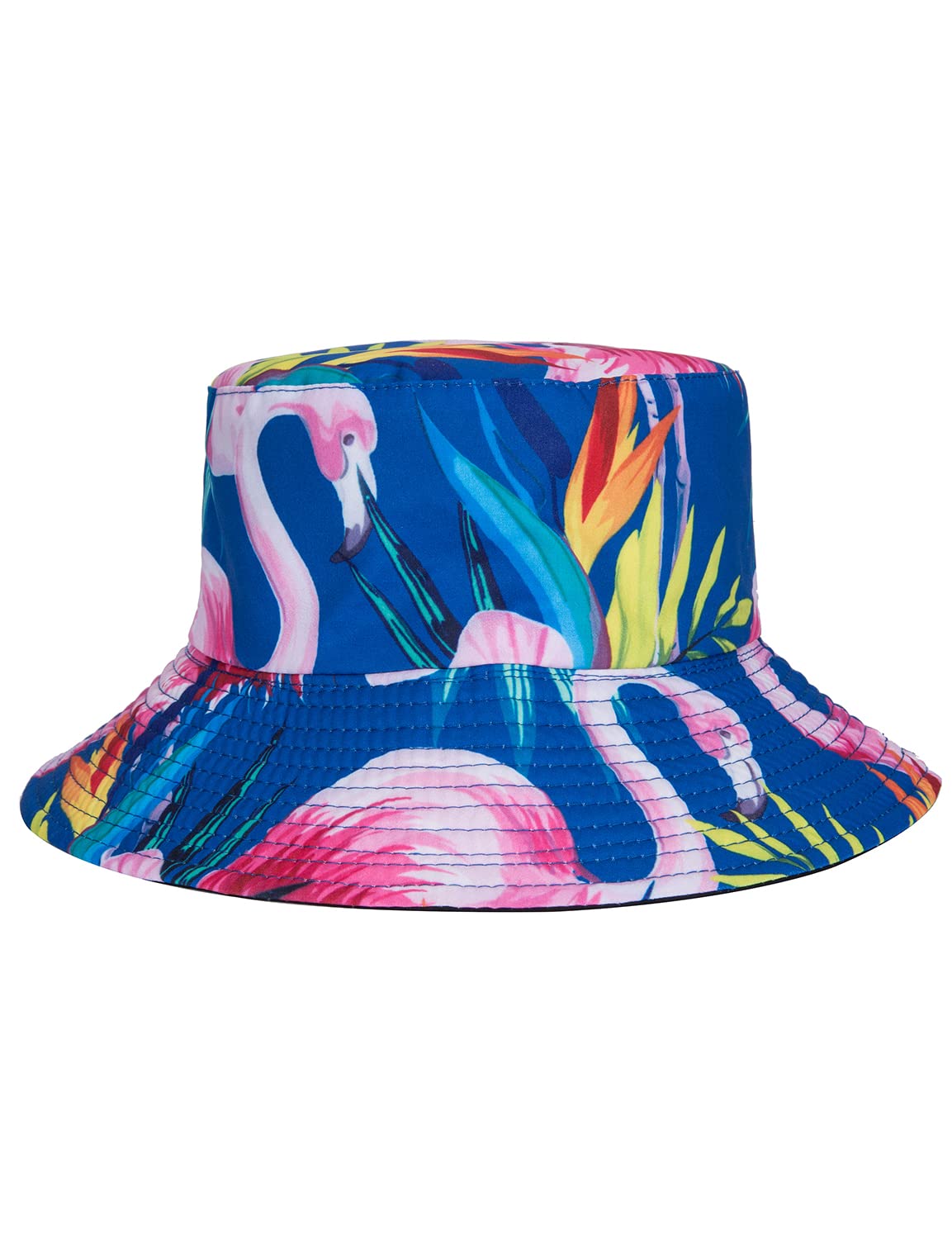 TUNEVUSE Men's Hawaiian Shirt and Shorts Set - 2 Piece Tropical Beach Outfit with Floral Print & Bucket Hat | Summer Vacation, Luau Party, Poolside Relaxation Outfit for Men