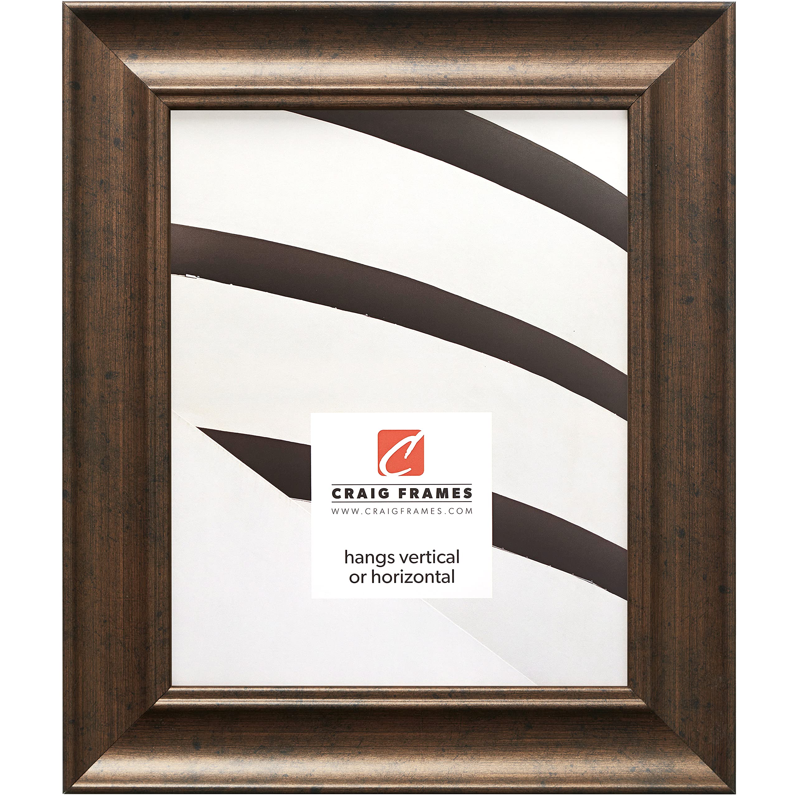 Vintage Copper Picture Frame 18x36 Inch - Rustic Wall Decor for Home & Office