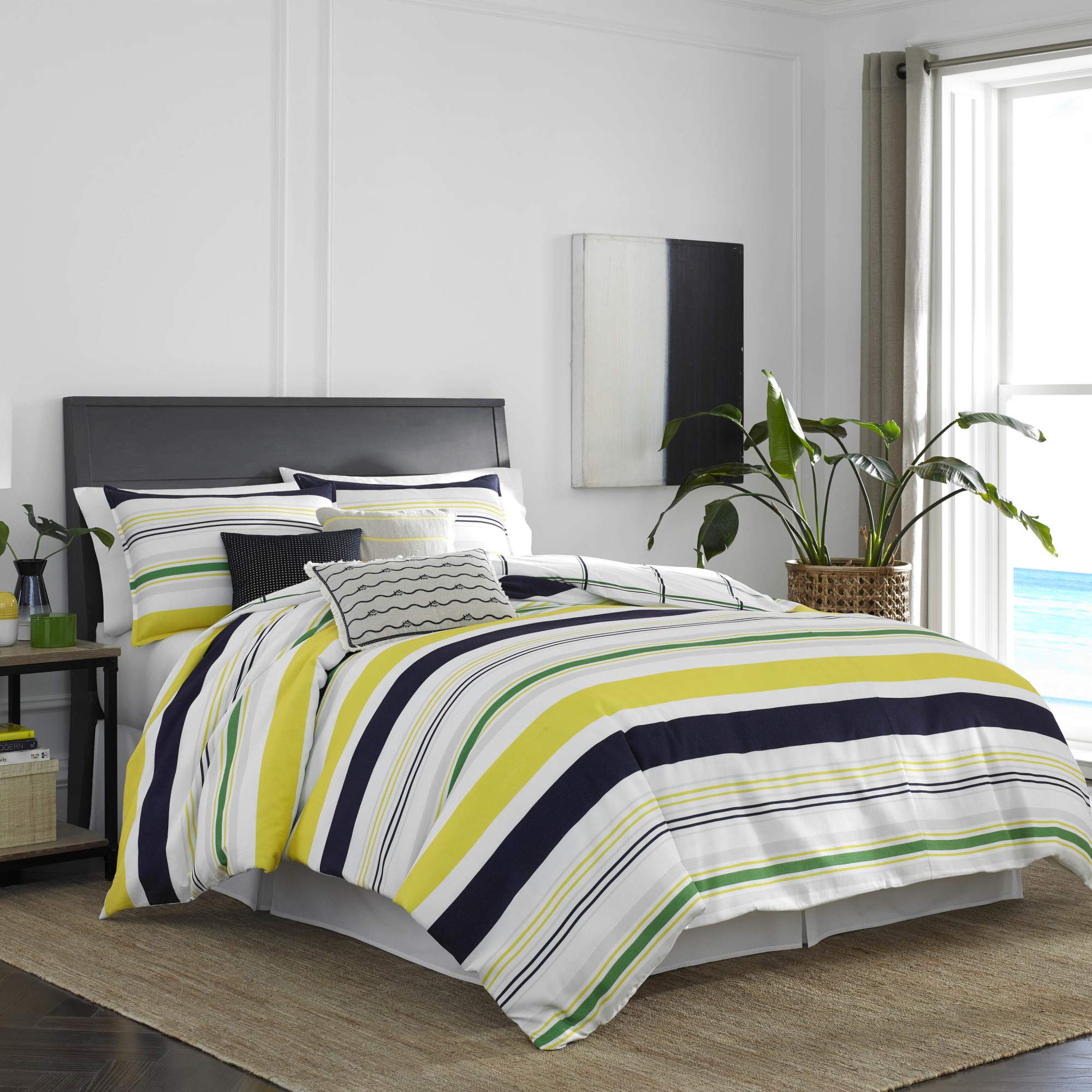 Southern Tide Bayside King Size Comforter Set - Coastal Bedding Collection for Master Bedroom & Guest Room Decor - Soft & Breathable All-Season Comfort