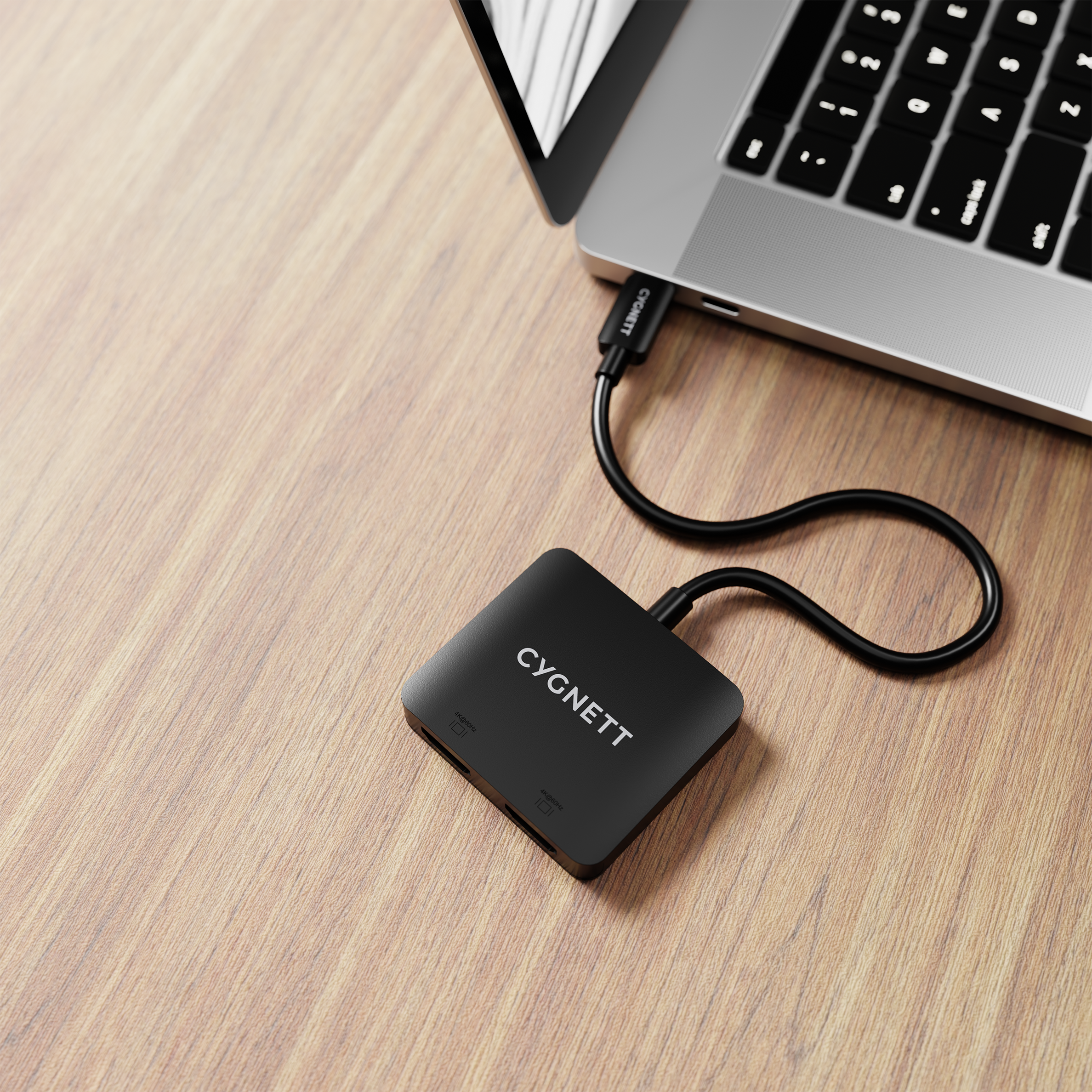 2 in 1 USB C Hub with Dual HDMI Ports - 4K Ultra HD Adapter for MacBook Pro/Air, Dell XPS, Chromebook - Perfect for Home Office, Gaming & Multi-Screen Setup