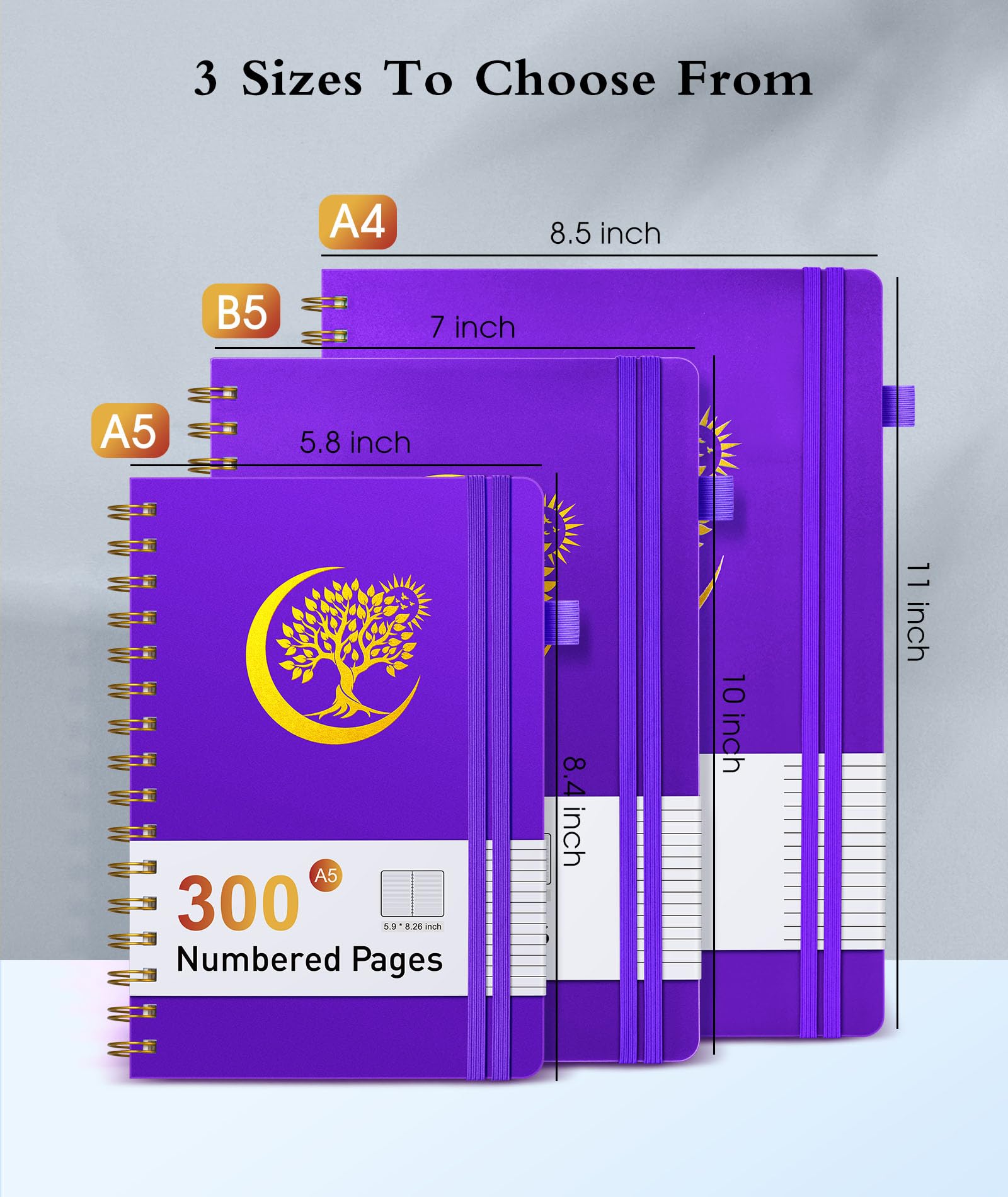 Premium A5 Spiral Notebook - 5.8
