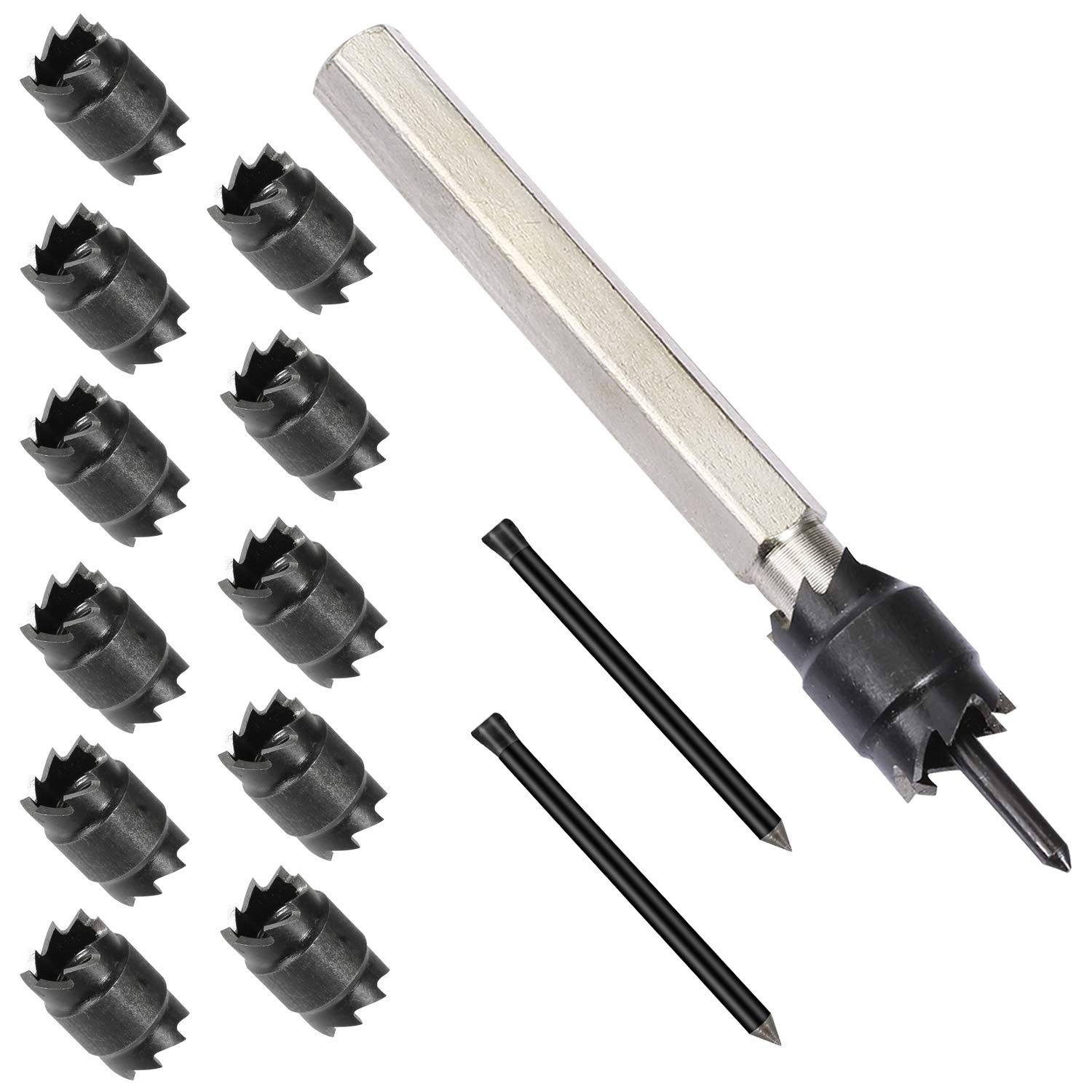 14-Pack HSS Spot Weld Cutter Set - 3/8