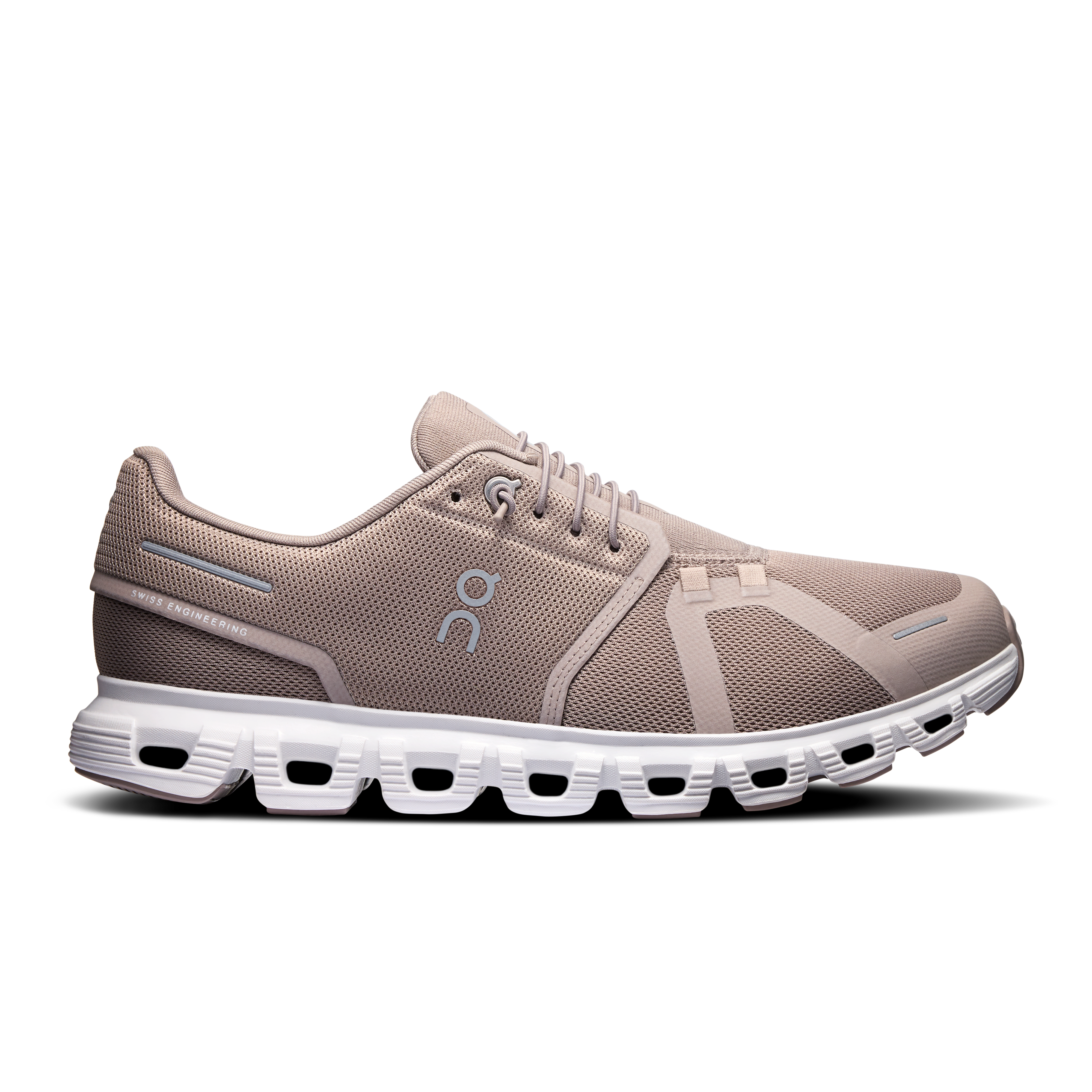 On Running Men's Cloud 6 Running Shoes - Lightweight & Breathable - Fog/White Color - Perfect for Jogging, Gym Workouts & Daily Wear