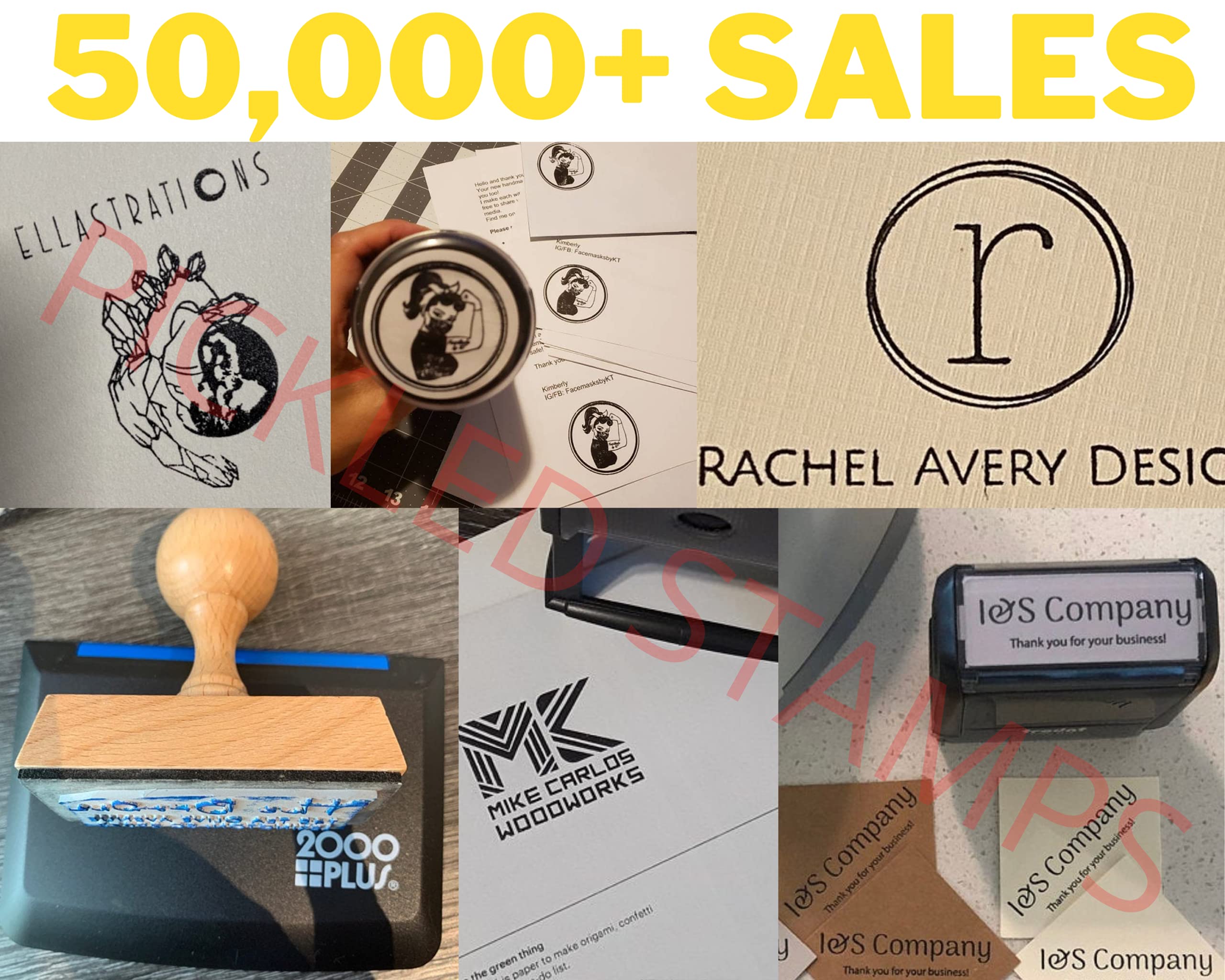 Custom Teacher Stamps for Grading - Self Inking & Wood Handle Homework Stamps (20+ Designs) - Great Work, Well Done, Completed Classroom Stamps for Teachers - Perfect for Grading Papers, Encouraging Students & Classroom Organization