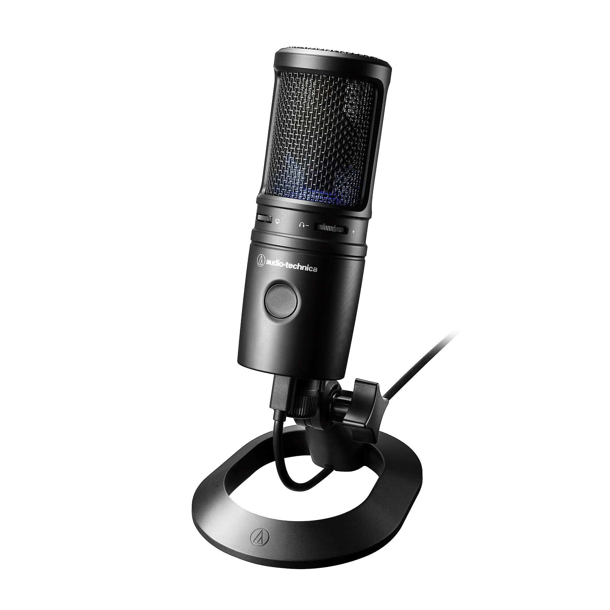 Audio-Technica AT2020USB-X Cardioid Condenser USB Microphone for Podcasting, Streaming & Recording - Professional Studio Quality (Renewed, Black) - Perfect for Home Studios, Voice Overs & Gaming Setups
