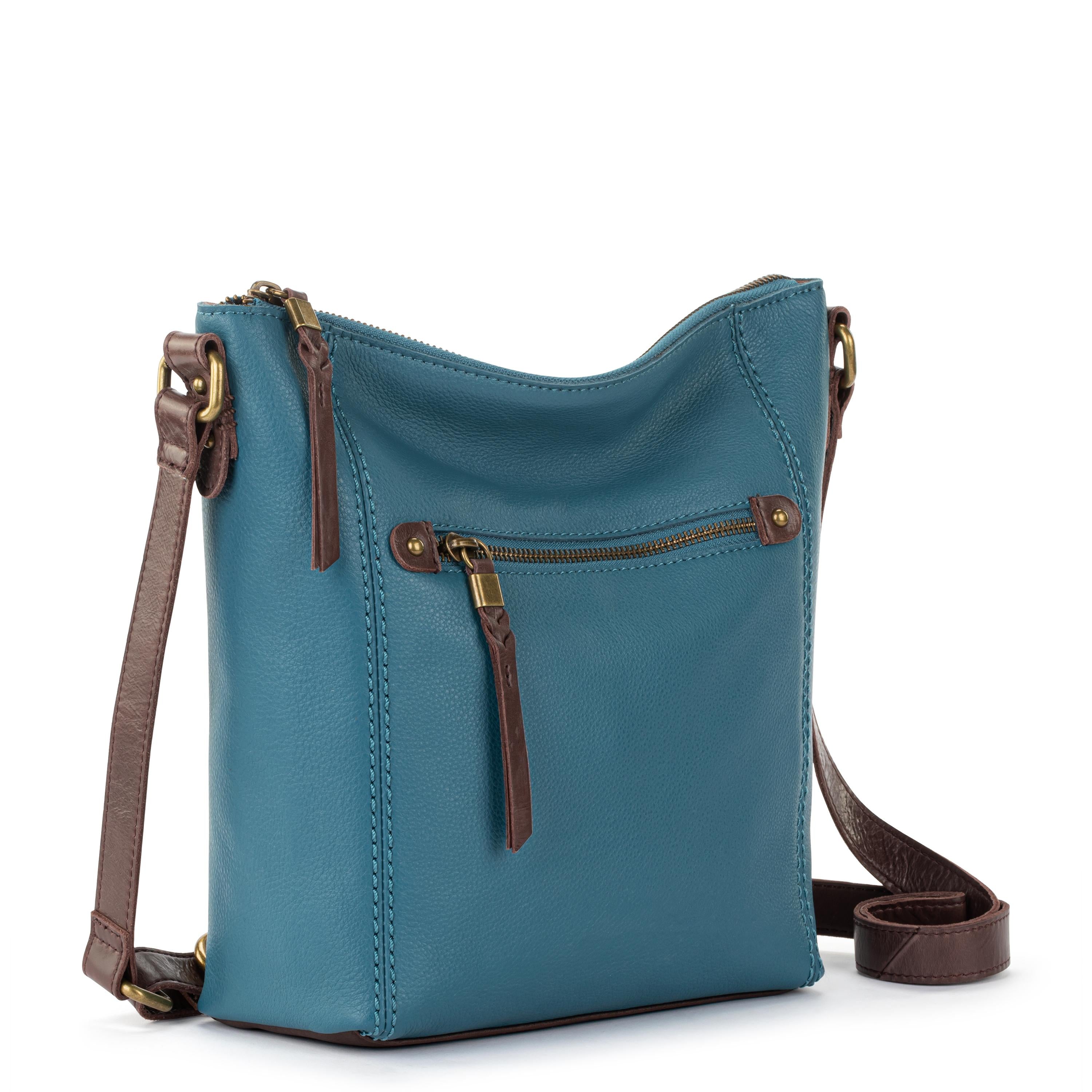Ashland Crossbody Leather Bag in Lagoon Color - Stylish & Durable for Women's Daily Use, Travel & Shopping