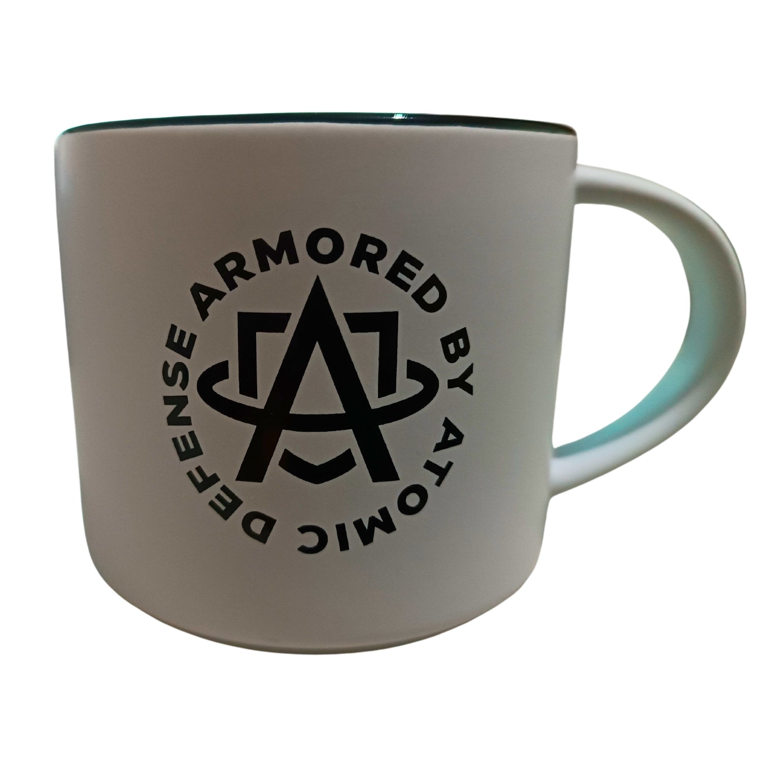 Atomic Defense Mug 16oz - Stainless Steel Insulated Coffee Cup with Handle, Leak-Proof Lid - Perfect for Camping, Hiking, Office & Travel