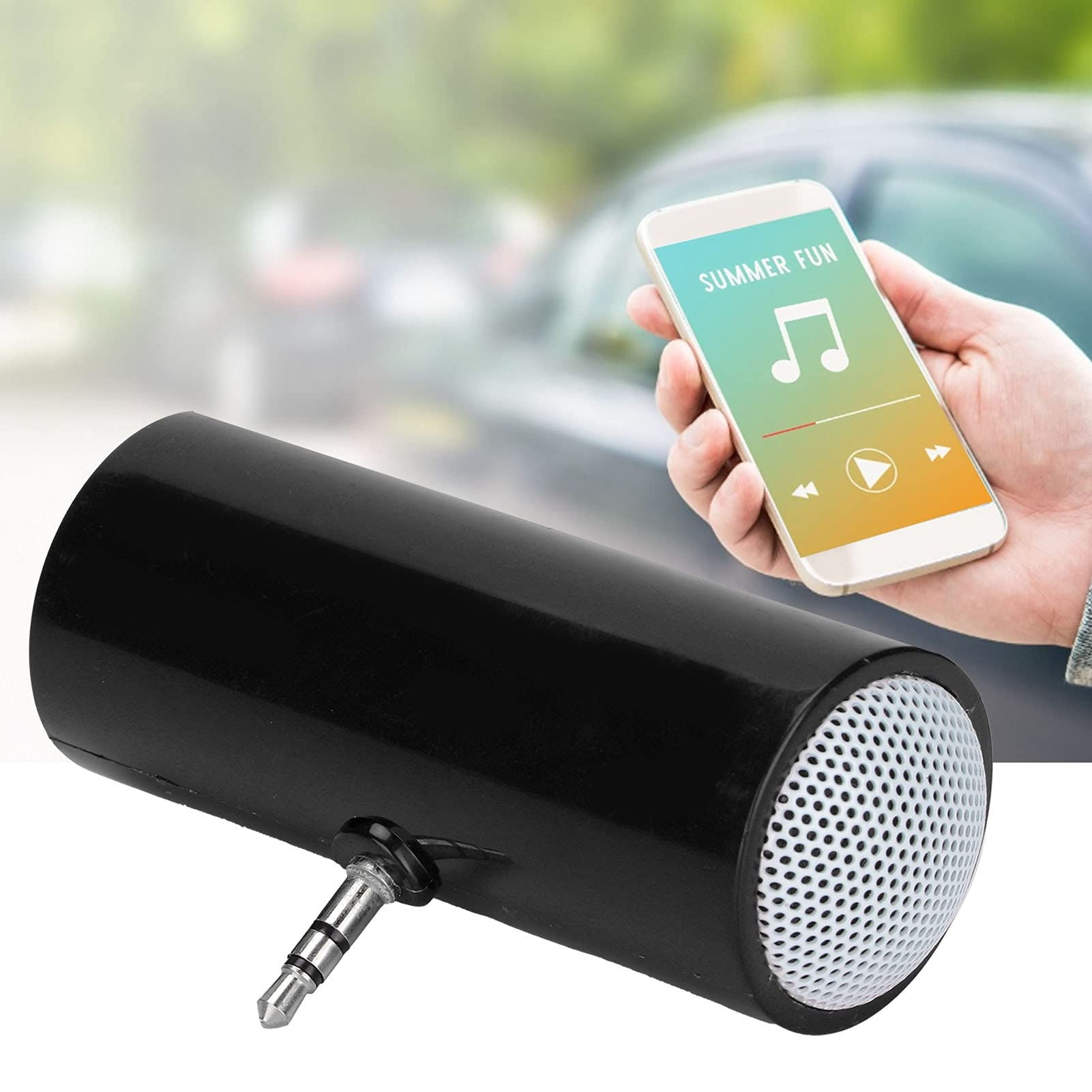 Portable Mini Bluetooth Speaker with Clear Sound, Compact & Lightweight Wireless Speaker for iPhone, Android, Smartphones - Perfect for Travel, Outdoor Activities, Home & Office Use (Blue/Black)