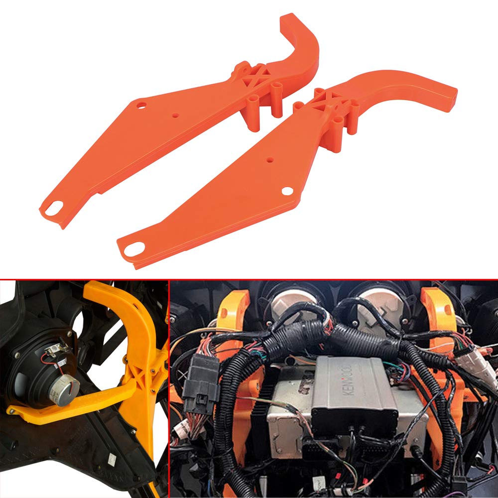 Harley Davidson FLHX FLHT Touring Inner Arm Batwing Fairing Support Brackets Kit (1993-2013) - Compatible with Dresser Models - Enhanced Stability for Long Rides & Highway Cruising