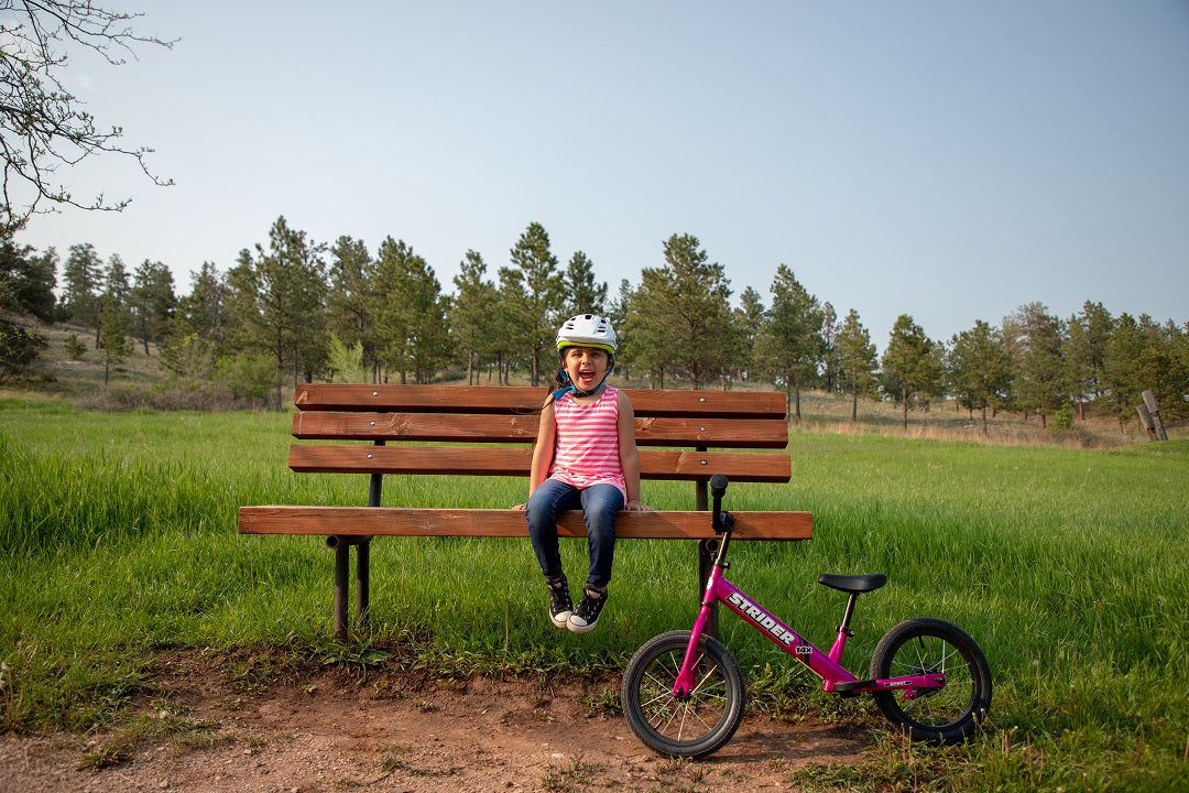 Strider 14x Sport Balance Bike for Kids Ages 3-7 | Lightweight Aluminum Frame | No Pedal Training Bike | Perfect for Learning to Ride & Outdoor Play