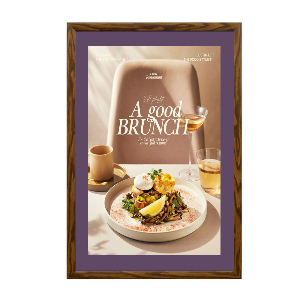 20x20 Designer Wood Snap Frames for Posters - 4 Wide Matboard Display - Perfect for Artwork, Photos & Home Decor