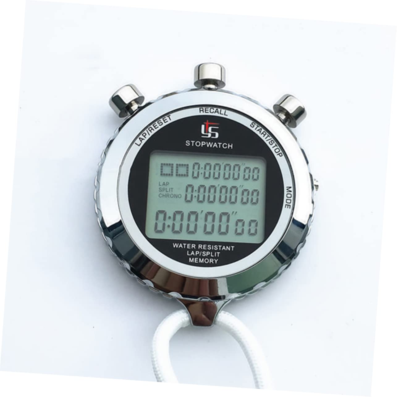 BCOATH Digital Stopwatch Timer for Athlete Training, Study, Beauty, Cooking - Waterproof Chronograph with Large Display for Gym, Kitchen, Classroom & Sports