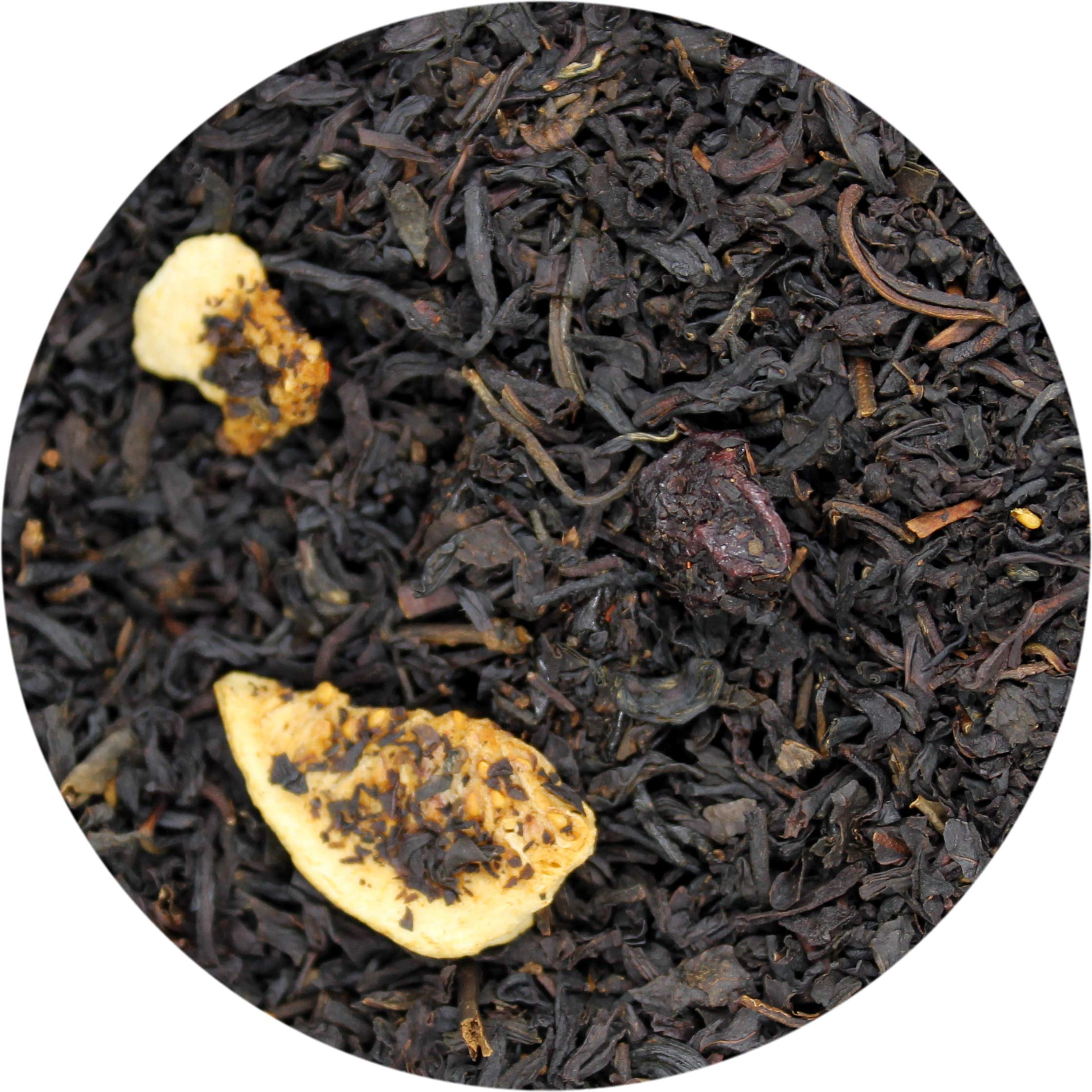 Organic Acerola Cherry & Fig Black Tea Blend - Antioxidant Superfruit Loose Leaf Tea, 8oz - Perfect for Morning Boost & Afternoon Relaxation