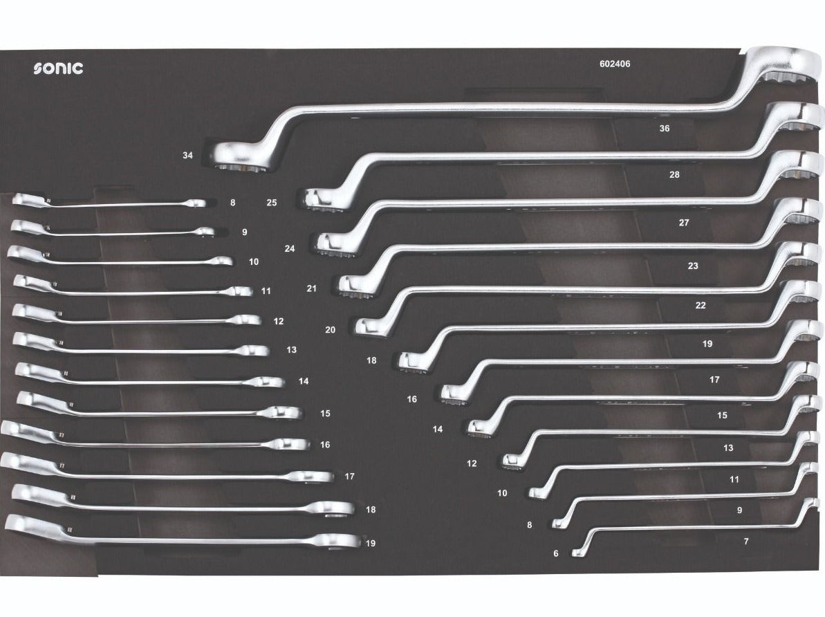 24-Piece Sonic Foam System Wrench Set - Medium (26mm) - Professional Automotive & Home Repair Tool Kit for Mechanics and DIY Projects