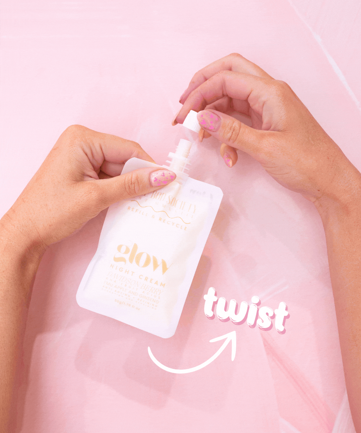 Glow Day Cream Refill - Hydrating & Brightening Moisturizer for Radiant Skin | Perfect for Daily Skincare Routine & Travel