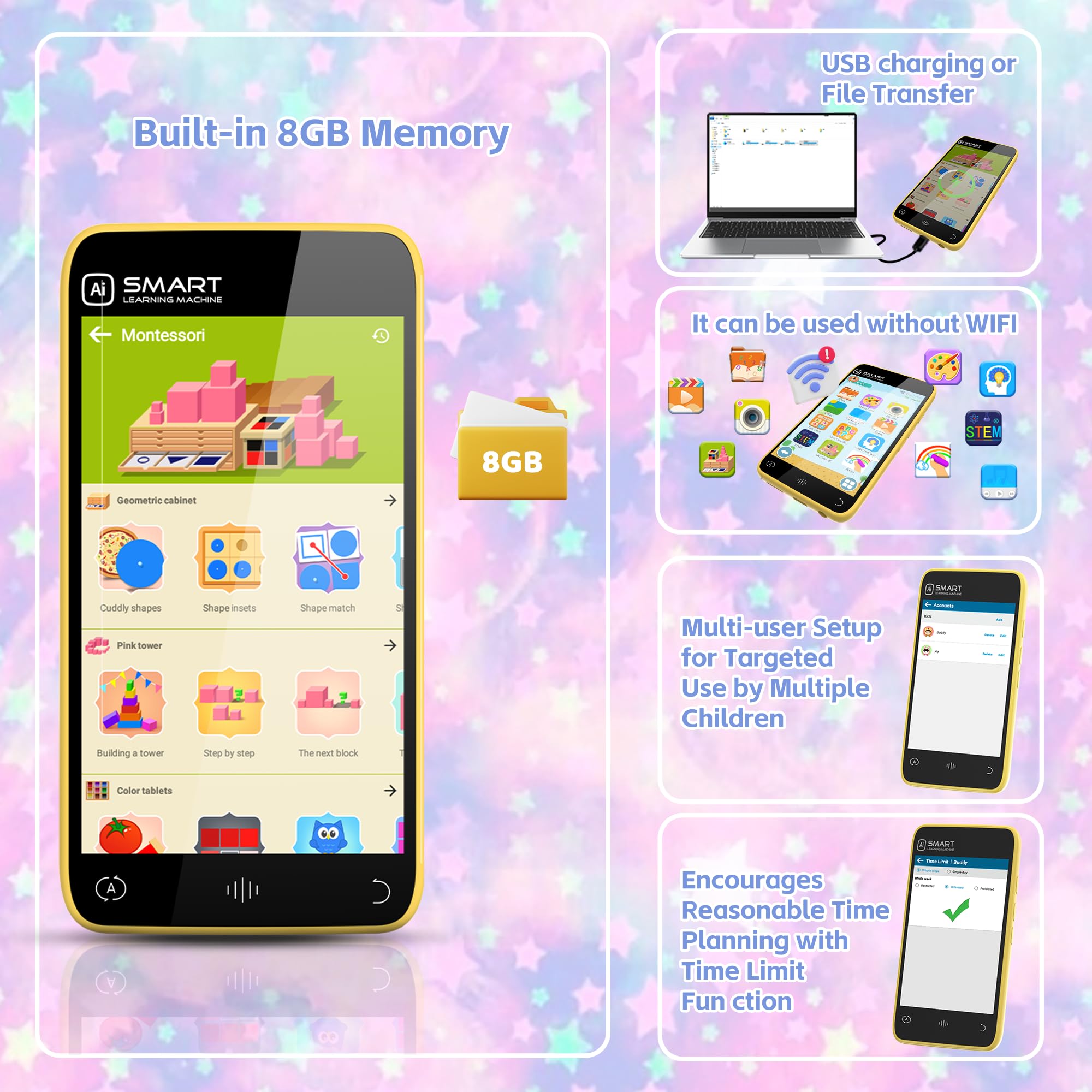 Smart Phone Toy for Kids Ages 3-12 - 3.97