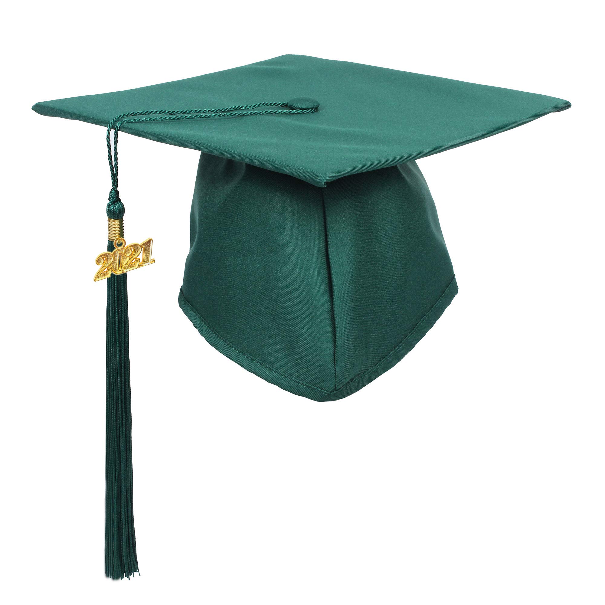 GFY Unisex Matte Graduation Cap & Gown Set with 2025 Tassel Charm - Perfect for Middle School, High School & College Graduation Ceremonies