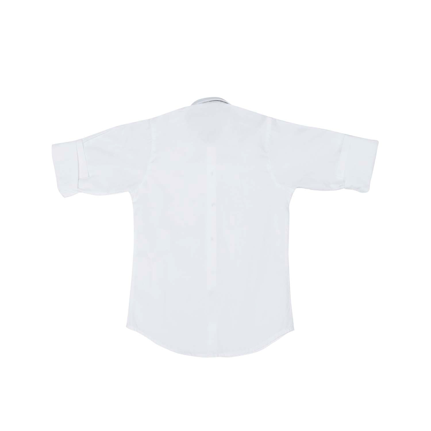 Premium MashUp Solid White Shirt for Men - Classic Crew Neck Cotton Tee | Casual Wear, Layering & Everyday Outfits