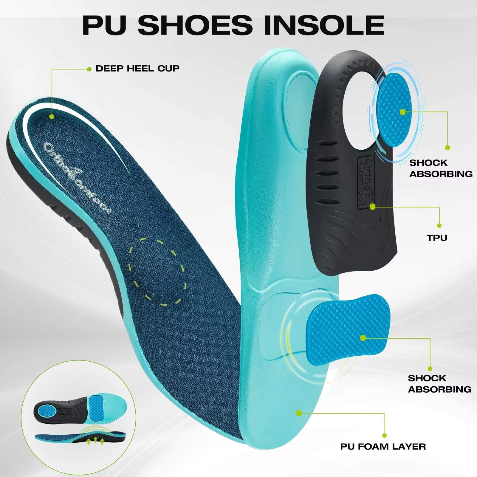OrthoComfoot Women's Orthopedic Sneakers for Plantar Fasciitis Relief - Comfortable Arch Support Walking Shoes with Orthotic Insoles for Foot & Heel Pain - Fashionable Casual Supportive Sneakers for Work, Travel & Daily Wear