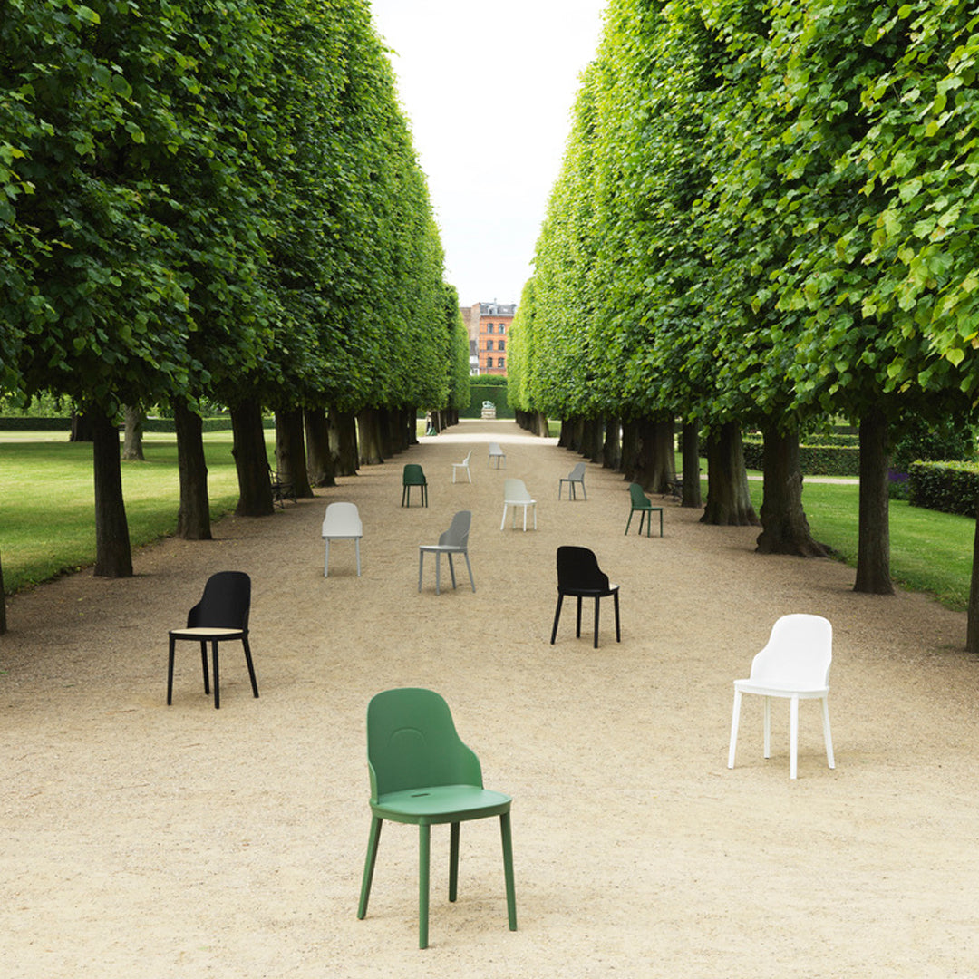 Allez Modern Dining Chair with Woven Wicker Seat - Comfortable & Stylish for Kitchen, Dining Room, or Patio