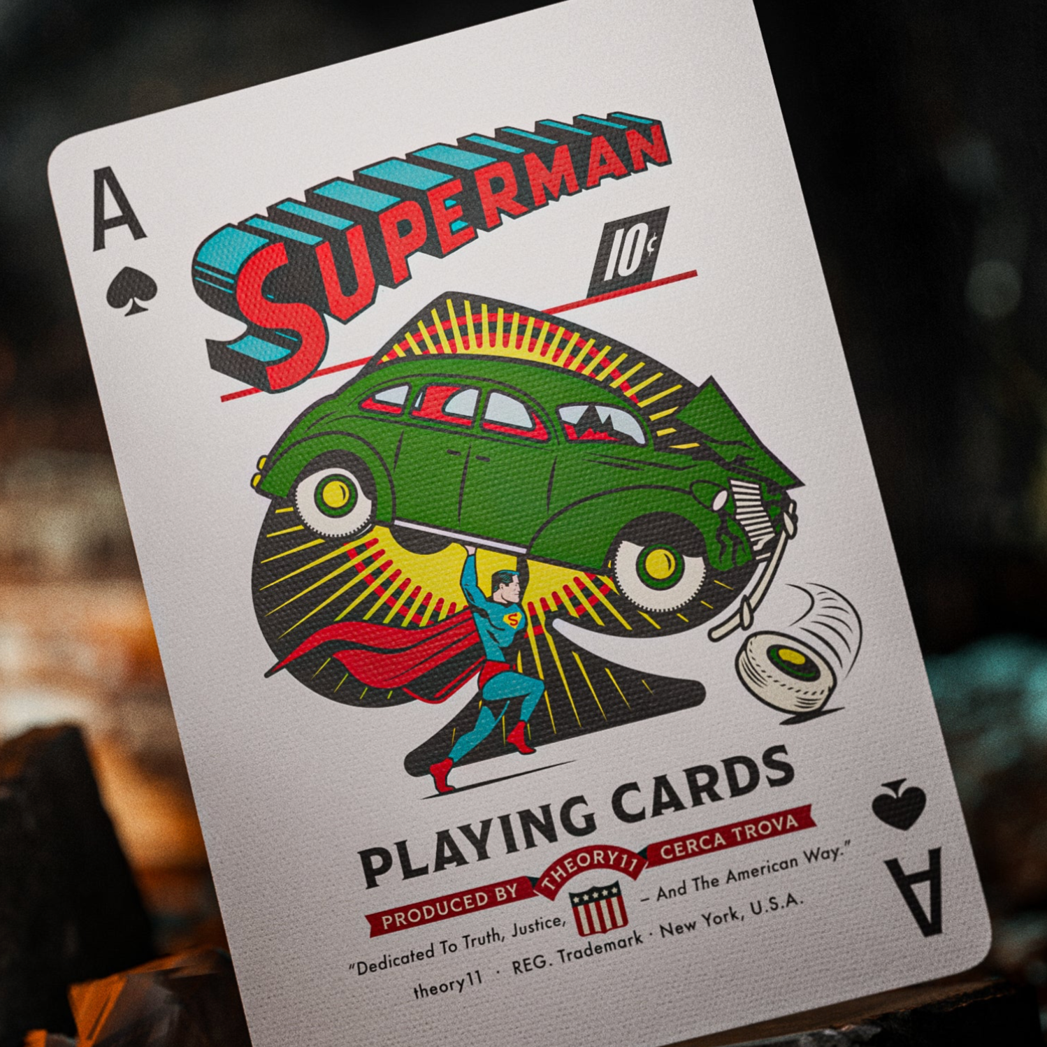 Superman Themed Playing Cards - Premium Deck for Poker, Magic Tricks & Game Nights - Perfect for Collectors, Gifts & Party Entertainment