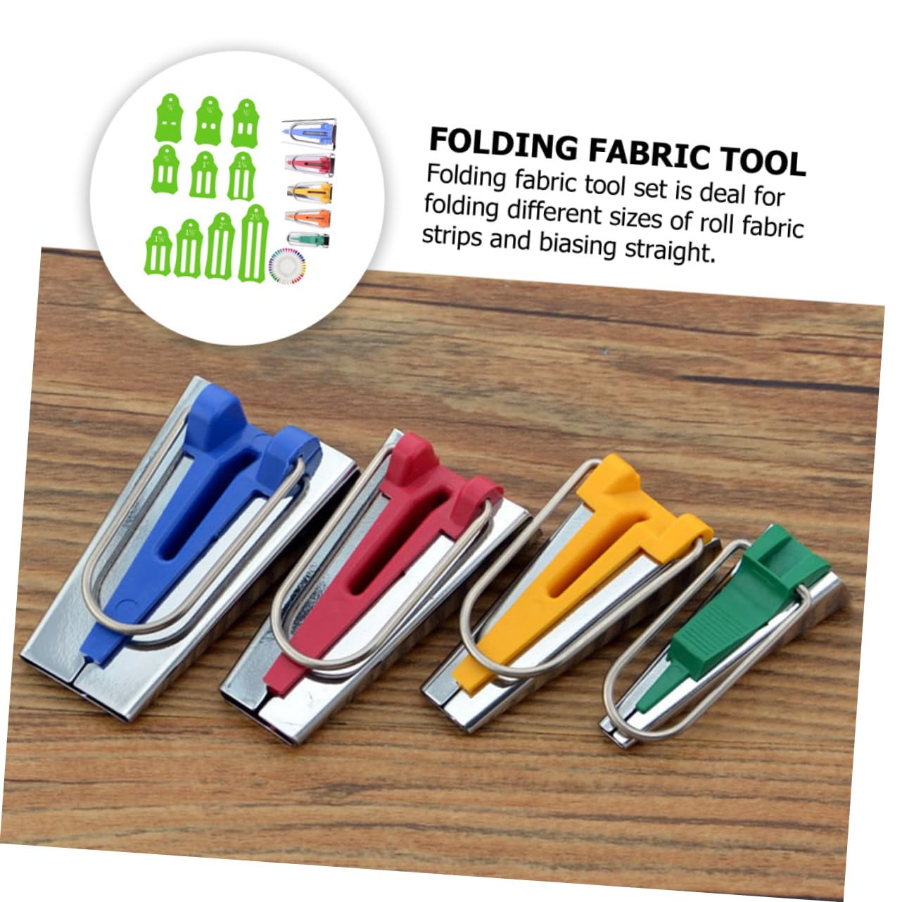 1 Set Multipurpose Sewing Quilting Tool Kit - Pin Bag, Bias Maker, Foot Press & Binding Tools for Quilting, Patchwork & DIY Crafts | Perfect for Home Sewing Projects & Fabric Art Creations