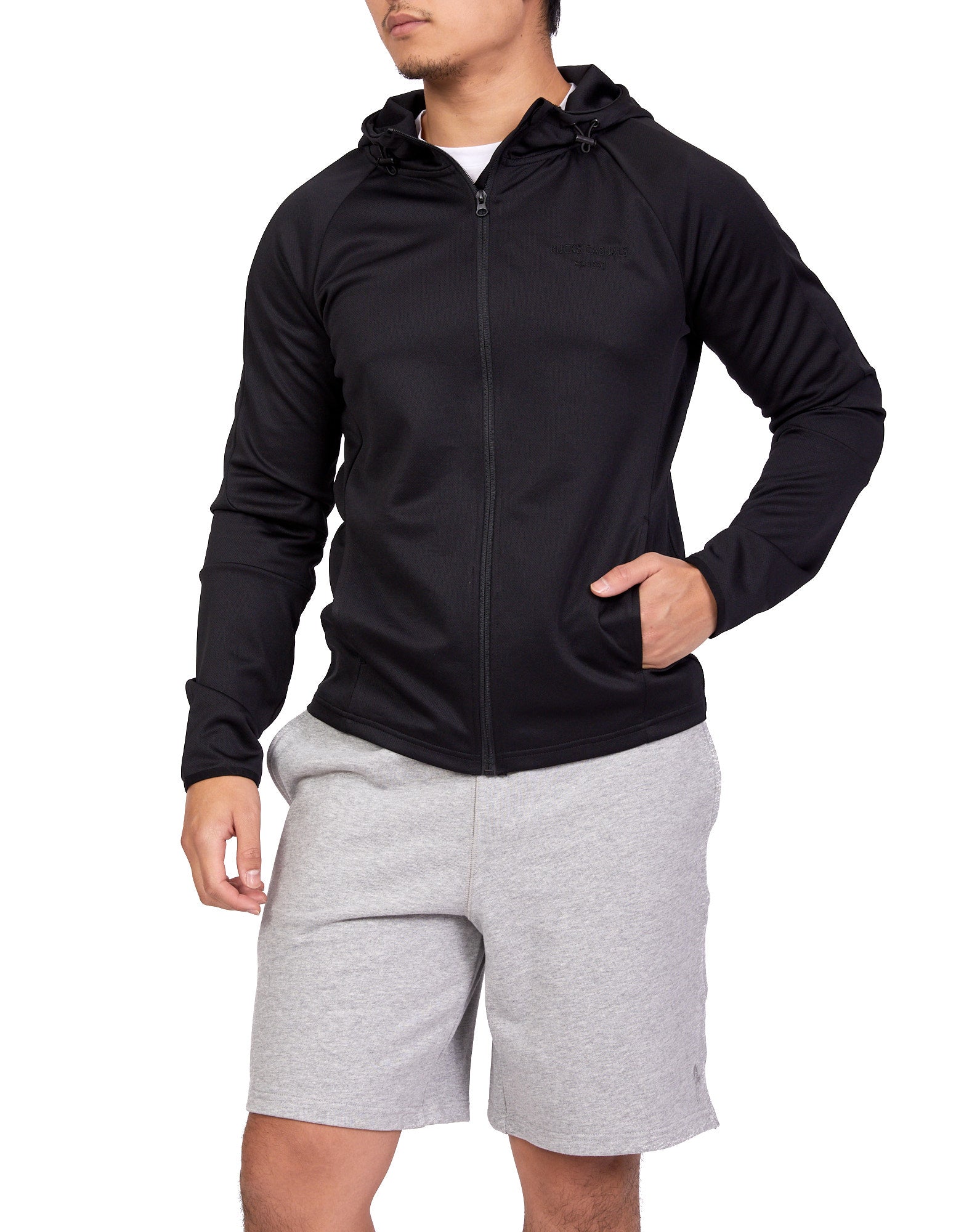 Bucks Casual Royce Hoodie Black - Men's Stylish & Comfortable Pullover Hooded Sweatshirt for Everyday Wear, Gym, and Outdoor Activities