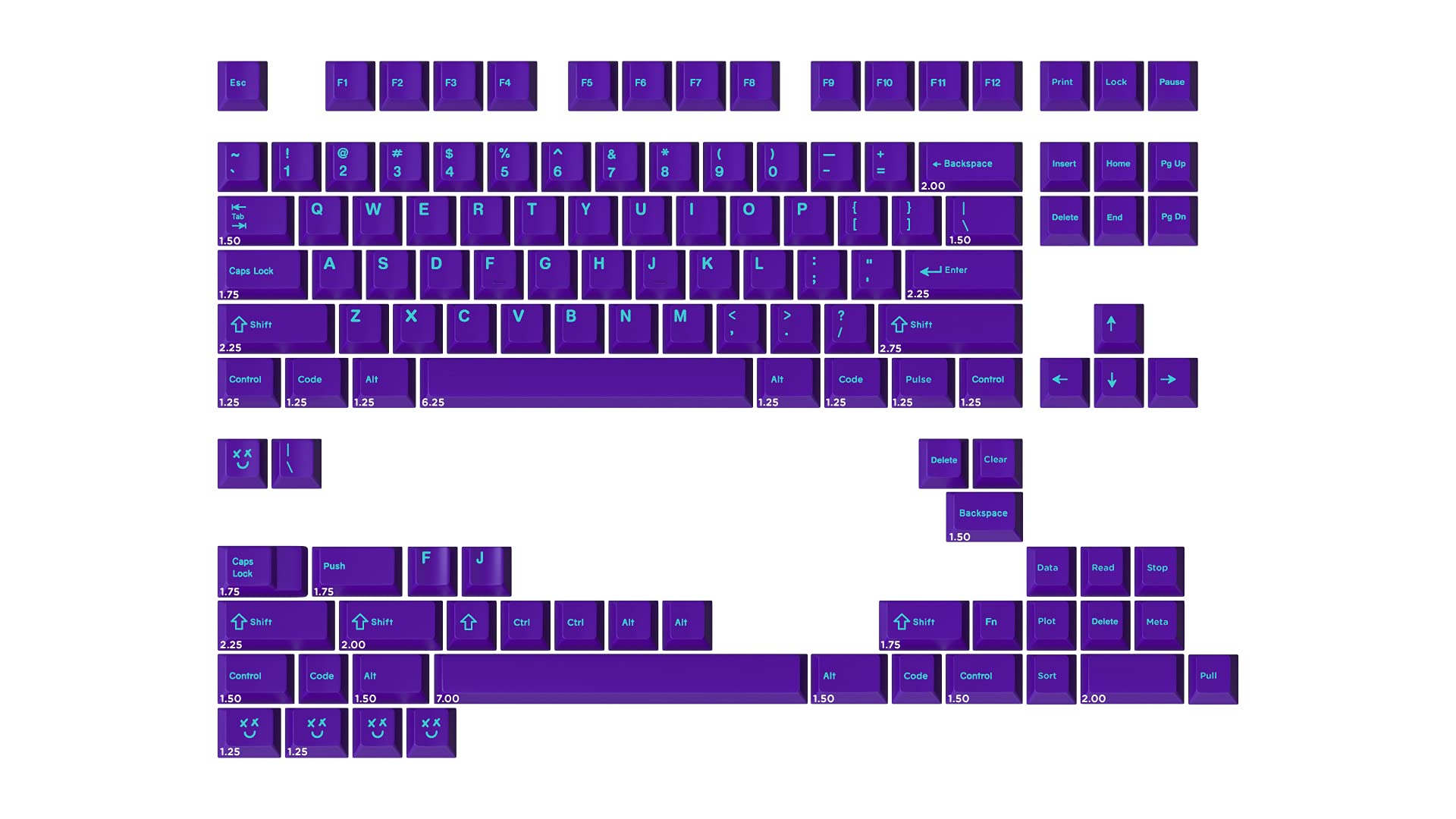 DROP + MiTo GMK Pulse Custom Mechanical Keyboard Keycap Set - 125 Doubleshot ABS Keycaps, Cherry Profile, Compatible with 40% 60% 65% TKL Mechanical Keyboards (Mitolet Turquoise) - Perfect for Gaming, Typing & Custom Keyboard Builds