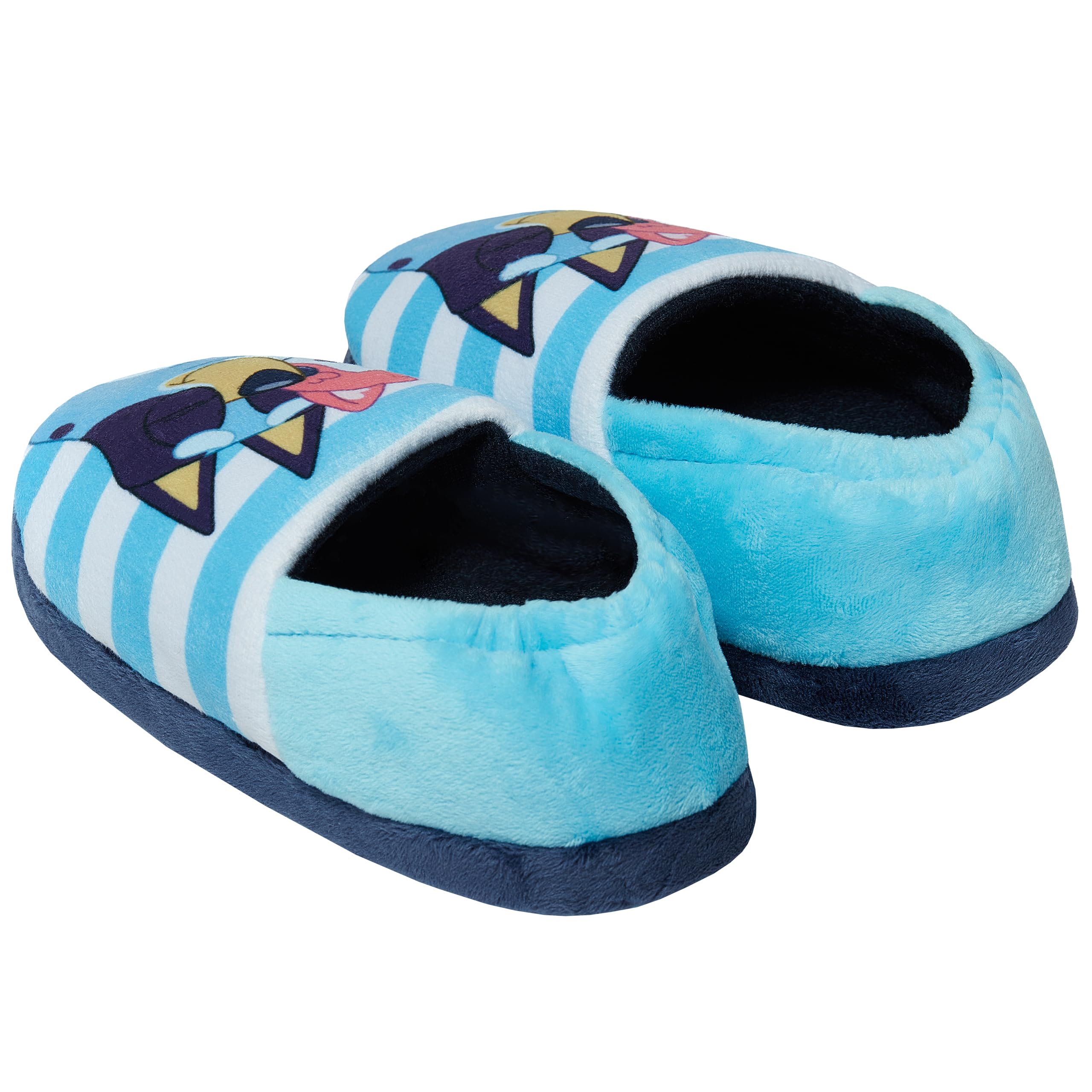 Bluey Slippers for Boys - Soft & Comfortable Kids House Shoes with Non-Slip Sole - Perfect for Indoor Play, Lounge & Cartoon Character Fans