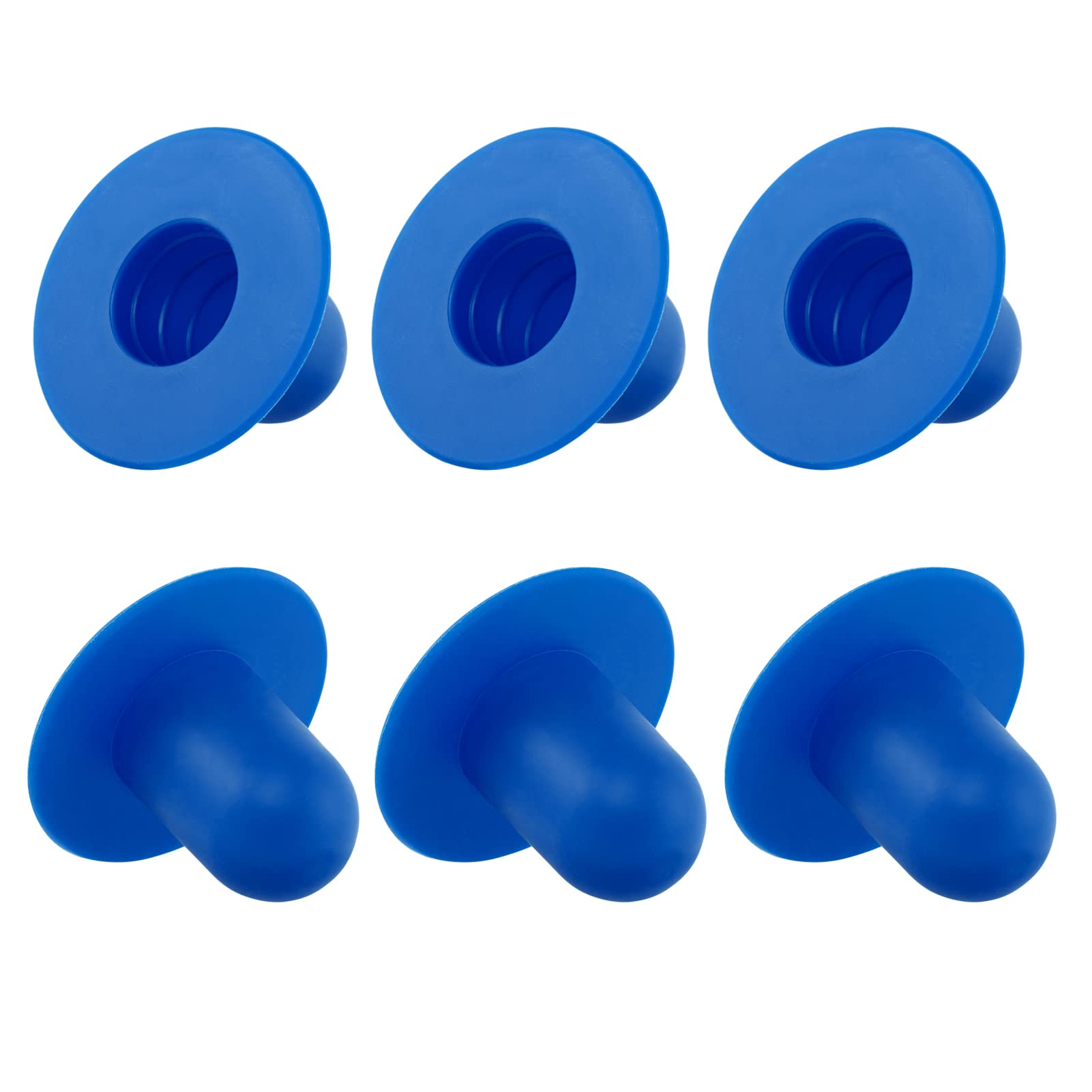 6pcs Above Ground Pool Plugs - Replacement Pool Stopper Plugs for Intex Coleman Bestway Pools, Blue Pool Filter Pump Hole Plugs | Perfect for Pool Maintenance & Winterization
