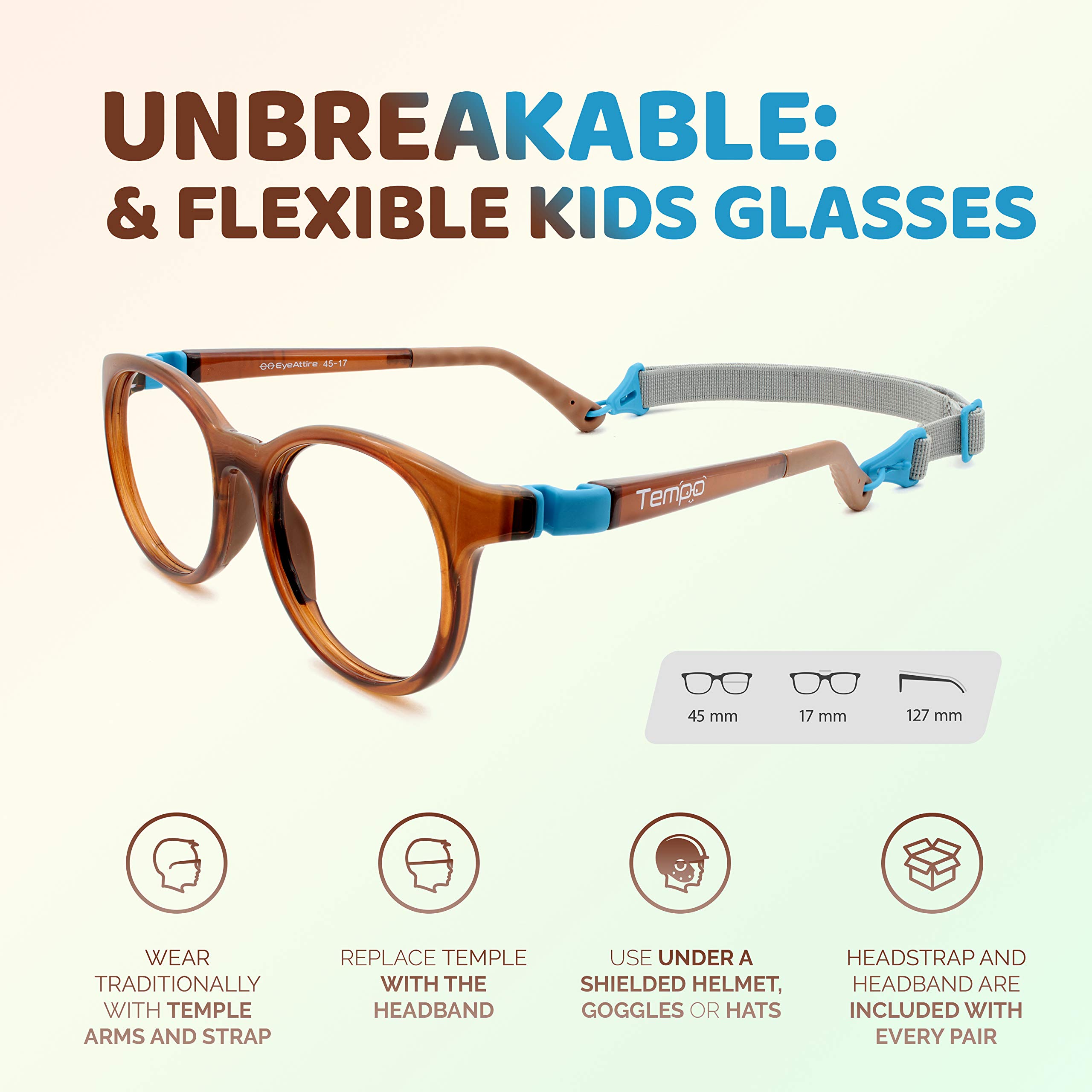 Unbreakable Kids Glasses 3011 - Flexible & Durable Children's Eyewear for Boys & Girls - Perfect for School, Sports and Everyday Wear