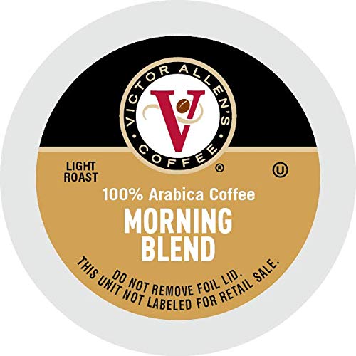 Victor Allen's Morning & Hawaiian Blend Coffee Pods for Keurig Brewers - 80 Count K-Cups | Rich Flavors for Home & Office Use | Perfect for Breakfast, Afternoon Break & Entertaining