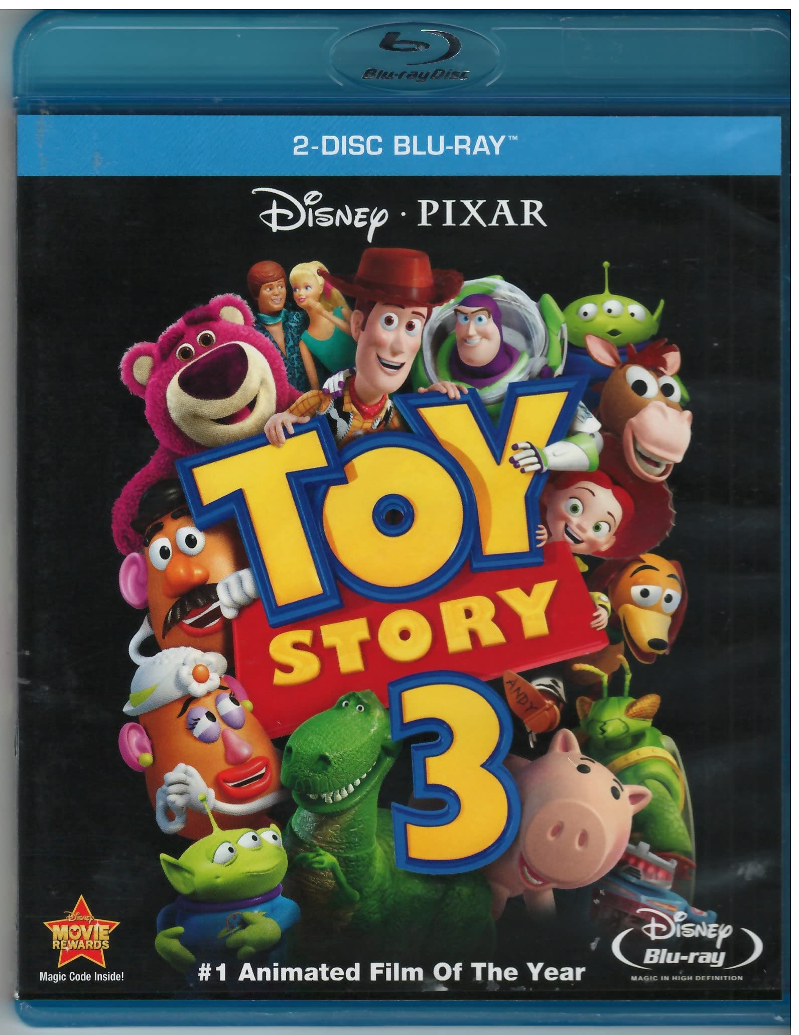 Toy Story 3 Blu-ray Movie - Disney Pixar Animated Film for Kids & Families | Perfect for Movie Nights & Birthday Gifts
