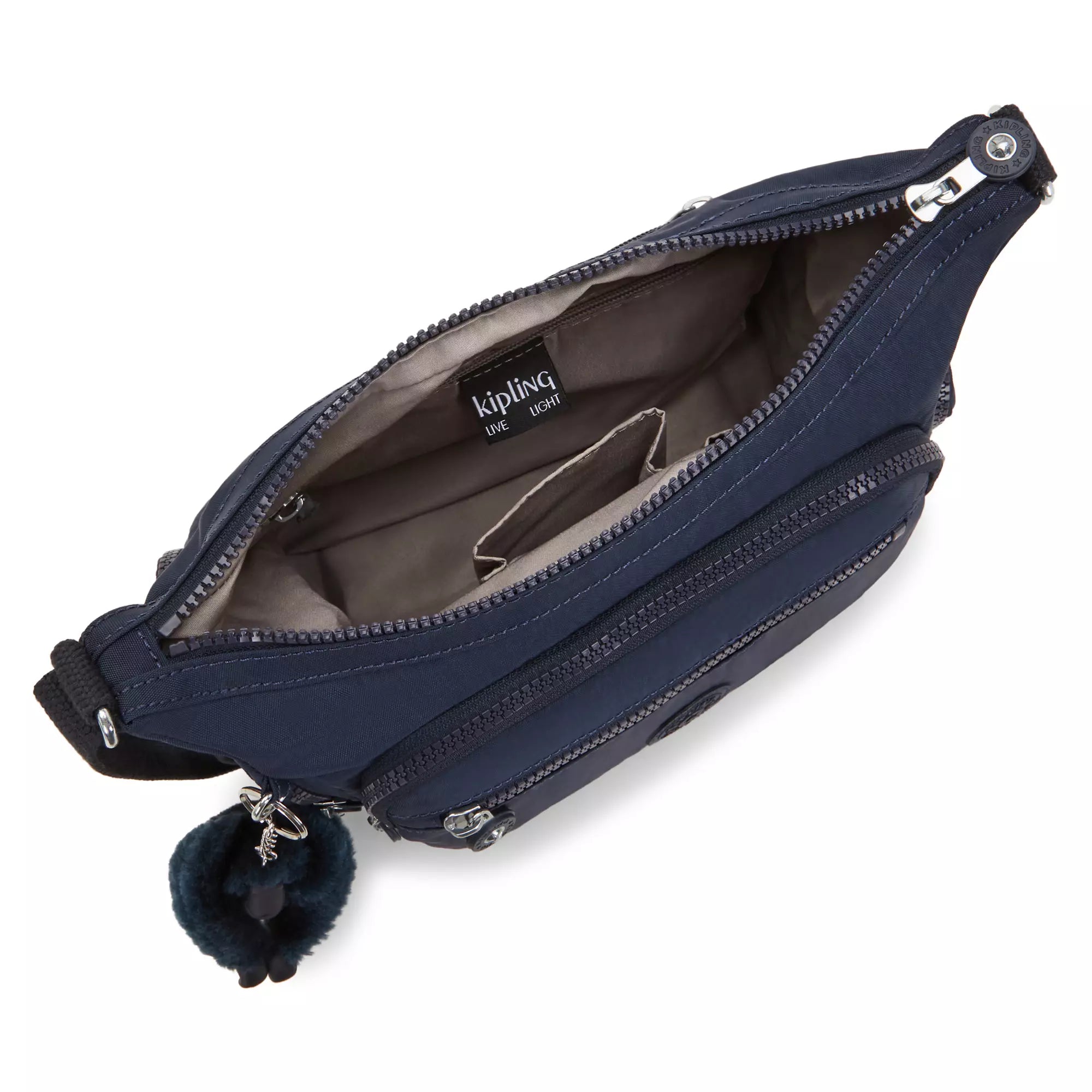 Kipling Gabbie Small Crossbody Bag for Women | Lightweight Travel Purse with Adjustable Strap | Blue Bleu 2 | Perfect for Everyday Use, Shopping & Travel Accessories