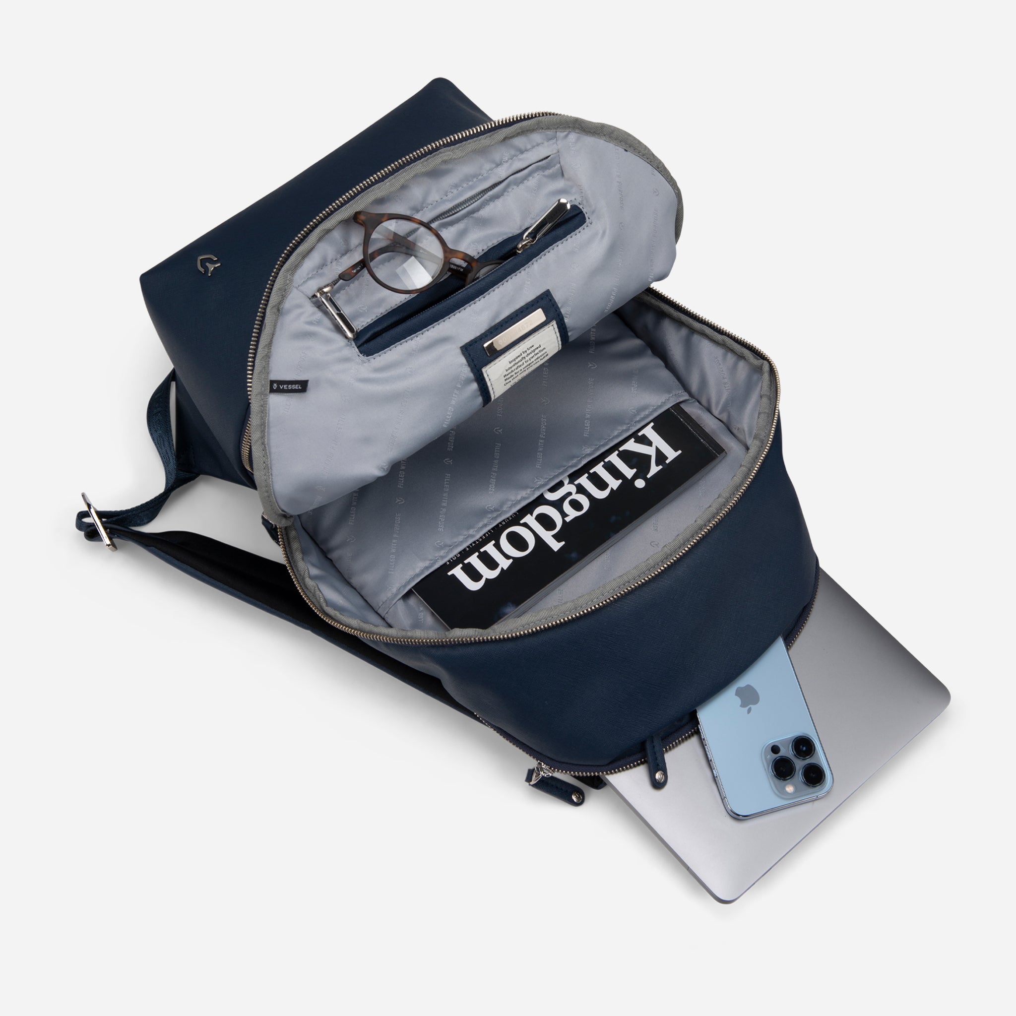 Premium Skyline Lux Backpack - Waterproof Travel Laptop Backpack with USB Charging Port for Men & Women - Perfect for Business, Commuting, College & Outdoor Adventures