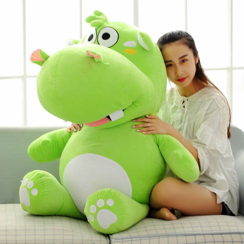Jumbo Hippo Plush Toy - Extra Large Soft Stuffed Animal for Kids & Adults | Perfect for Cuddling, Nursery Decor, and Gift Giving