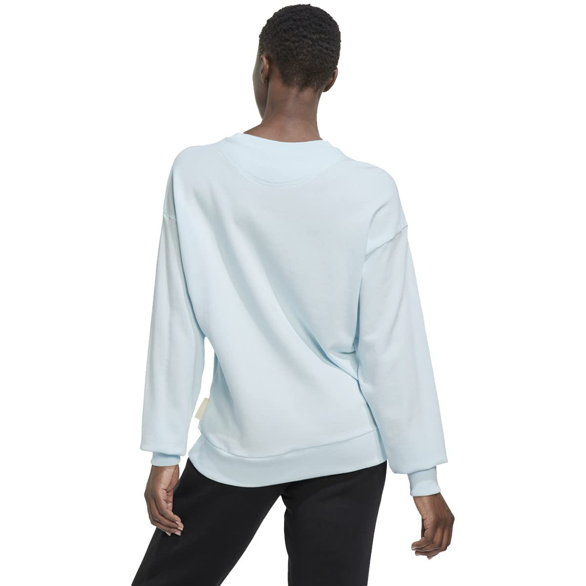 Adidas Women's Studio Lounge Loose Fit Sweatshirt - Soft Casual Pullover for Yoga, Running & Everyday Wear