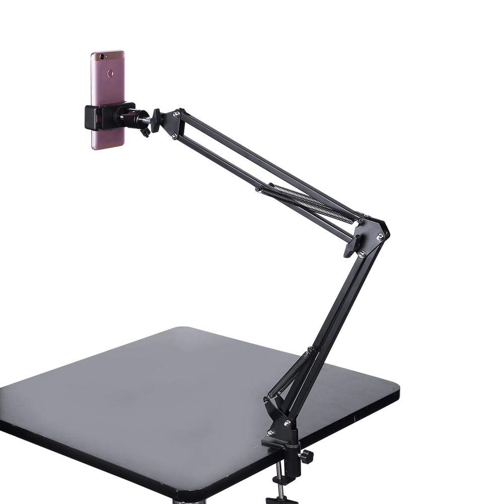 Flexible Universal Long Arm Phone Holder for Desk - 360° Adjustable Lazy Mount Bracket for Mobile Phones | Perfect for Office, Bedroom & Home Workspace Use