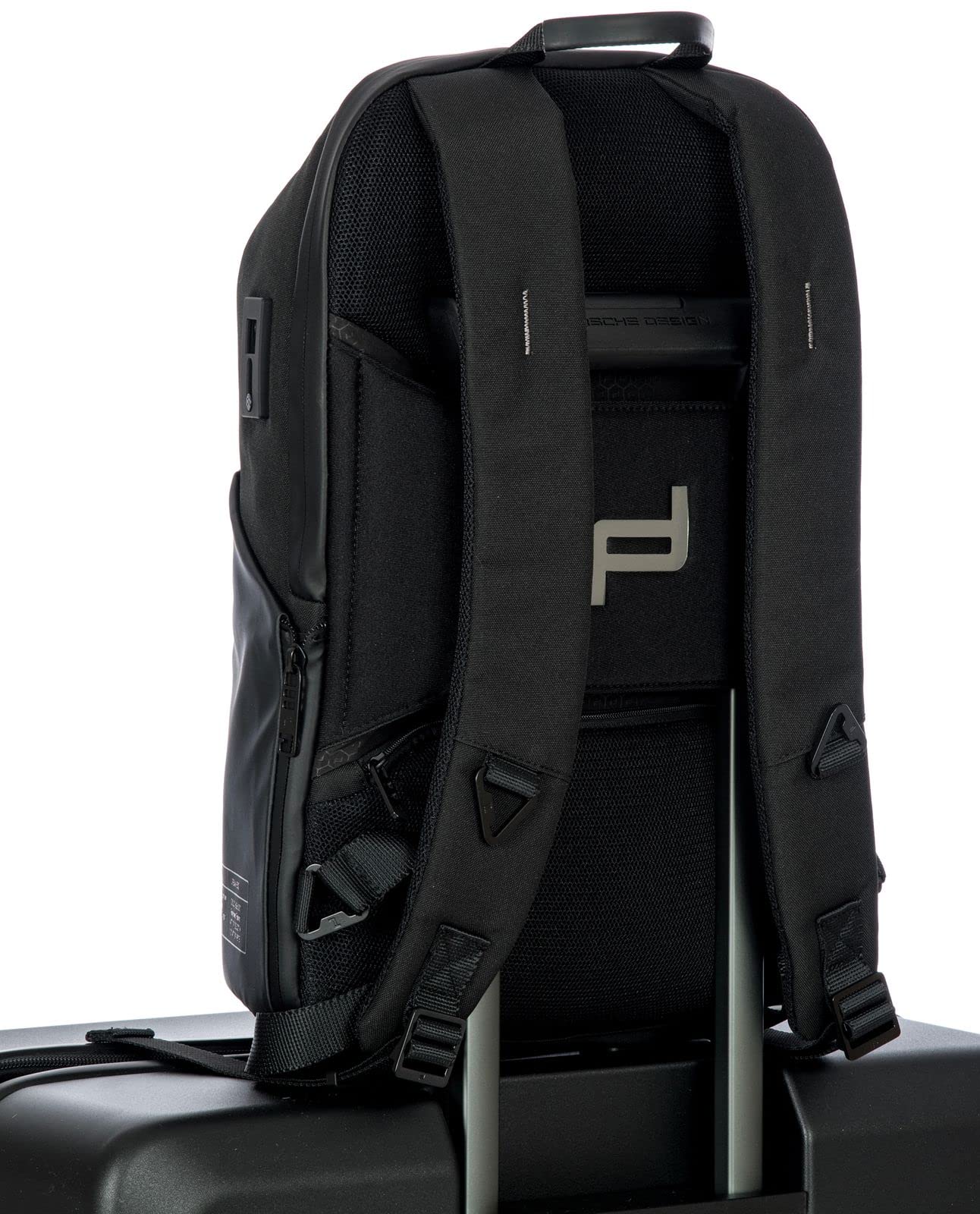Porsche DESIGN Urban Eco Backpack XS Black - Lightweight Waterproof Laptop Backpack for Work, Travel & School | Stylish Minimalist Daypack for Men & Women