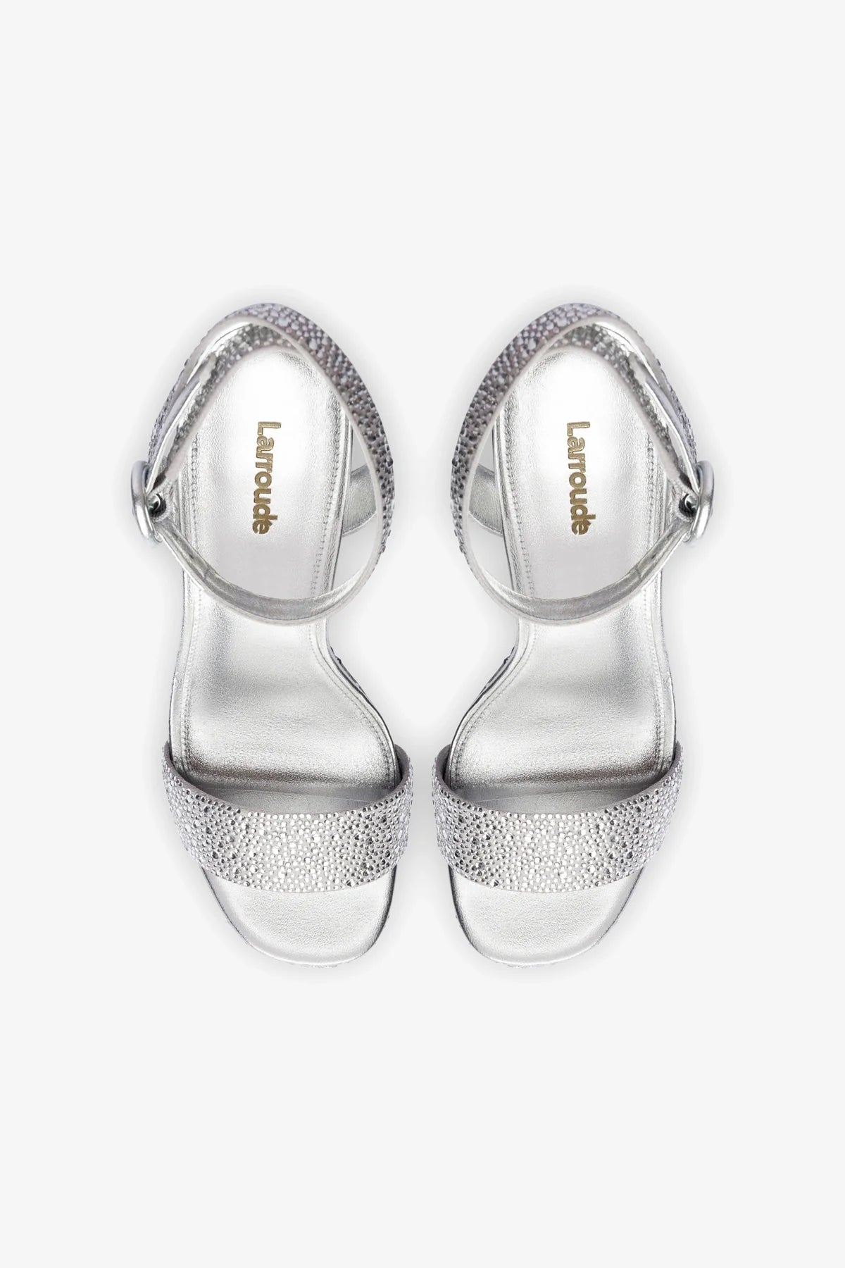 Gray Suede Dolly Crystal Sandal - Elegant Women's Summer Sandals for Beach, Wedding & Casual Outfits