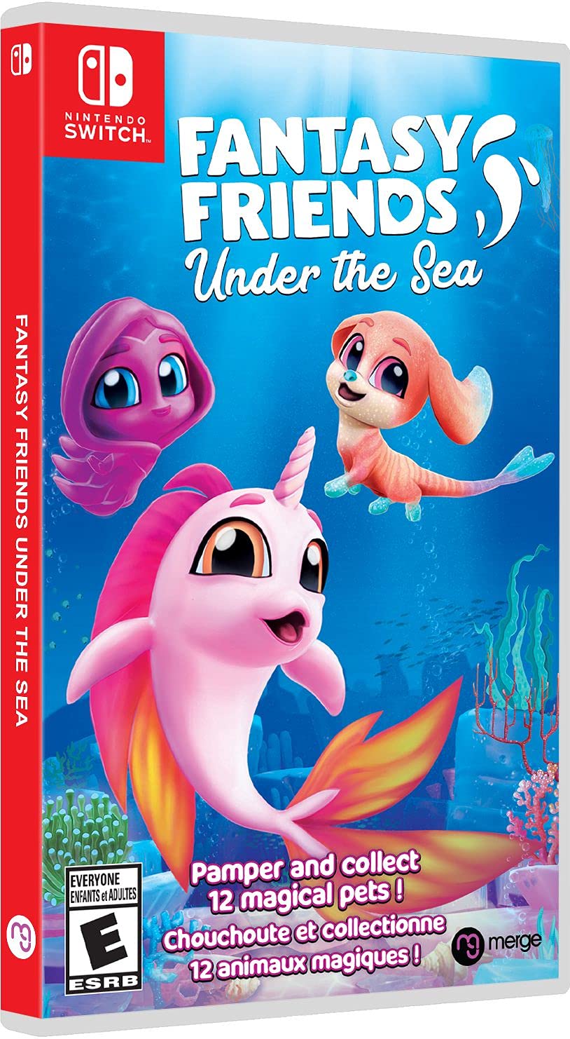 Fantasy Friends - Under The Sea Adventure Game for Nintendo Switch - Fun Family & Kids Ocean Exploration Game for Parties & Travel