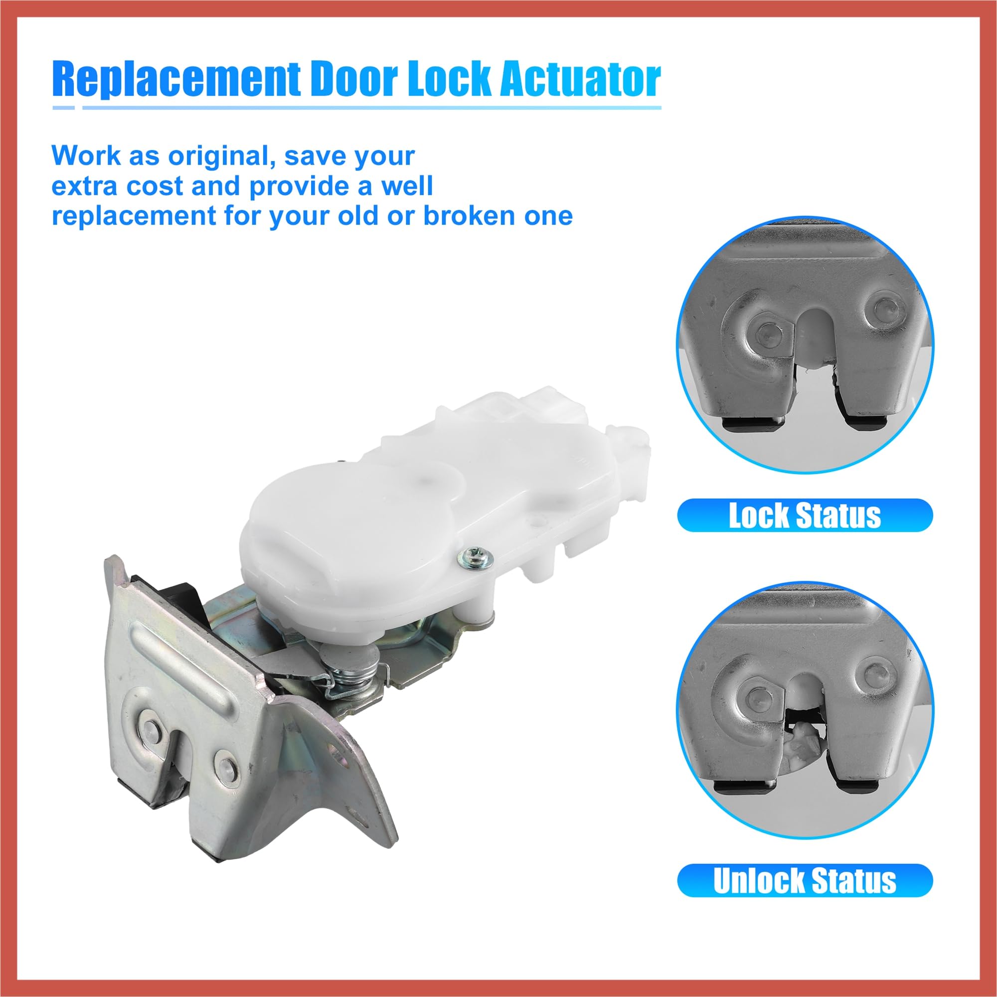 ACROPIX Trunk Latch Lock Actuator 5808A079 Compatible with Mitsubishi Outlander 2006-2021 - Engine Tailgate Door Latch Motor Replacement Part - Perfect for Car Repair & Maintenance