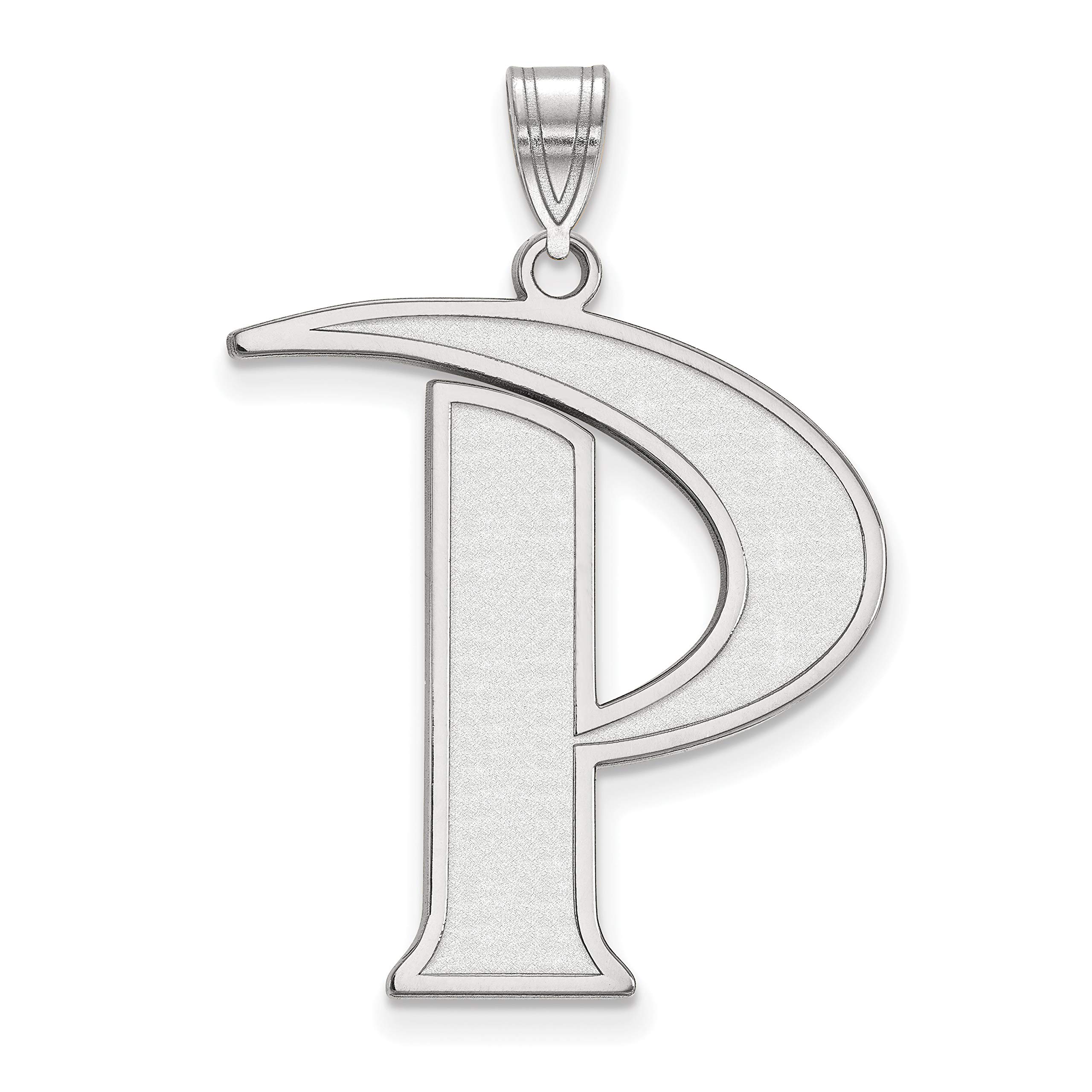 Sterling Silver Pepperdine University Waves Logo Pendant Necklace - Perfect for Alumni Gifts, Graduation Jewelry & School Spirit Accessories