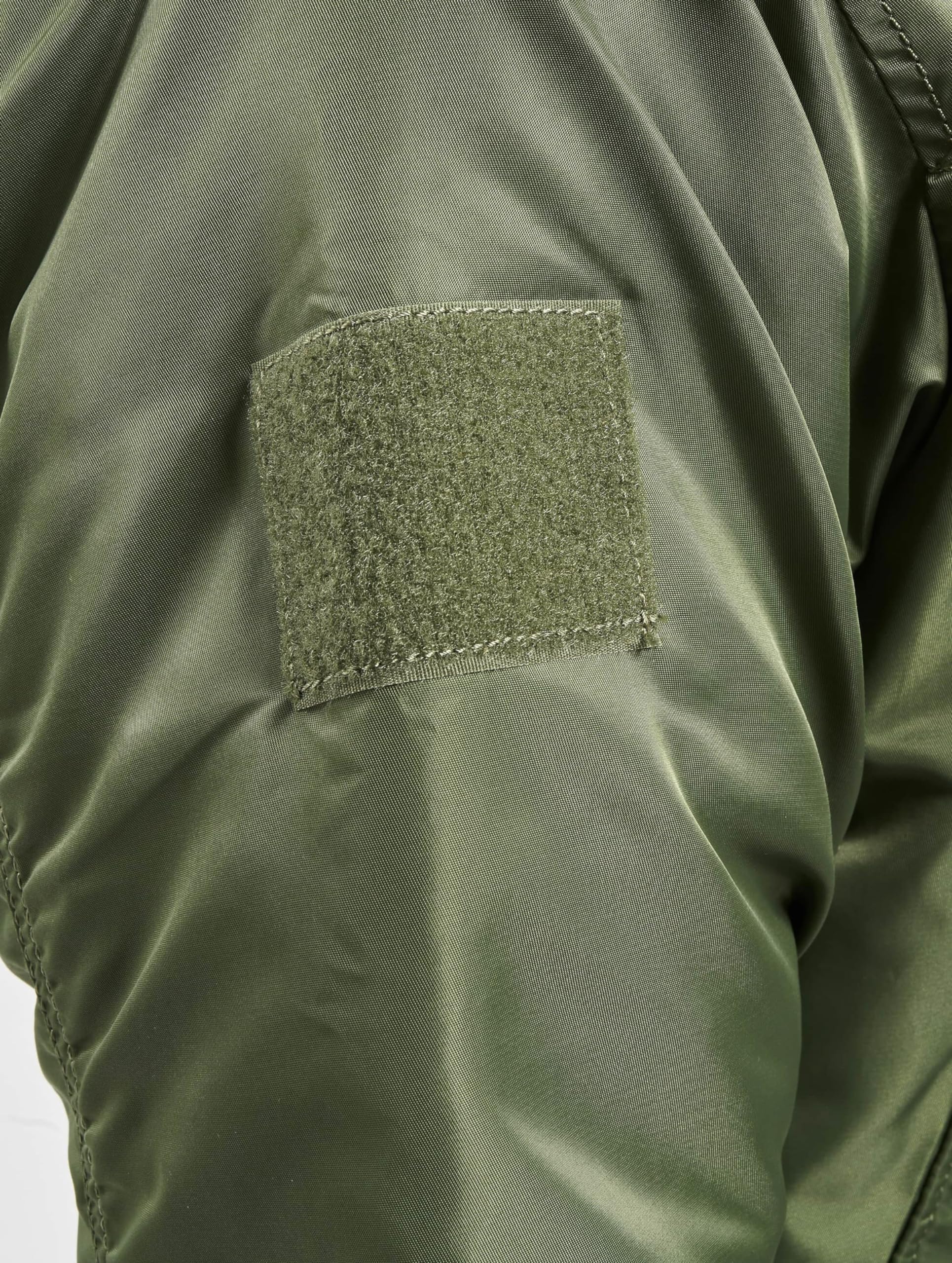 Men's MA1 Sweat Hooded Jacket - Olive & Gray Bomber Style Pullover for Casual Wear, Street Fashion & Outdoor Activities