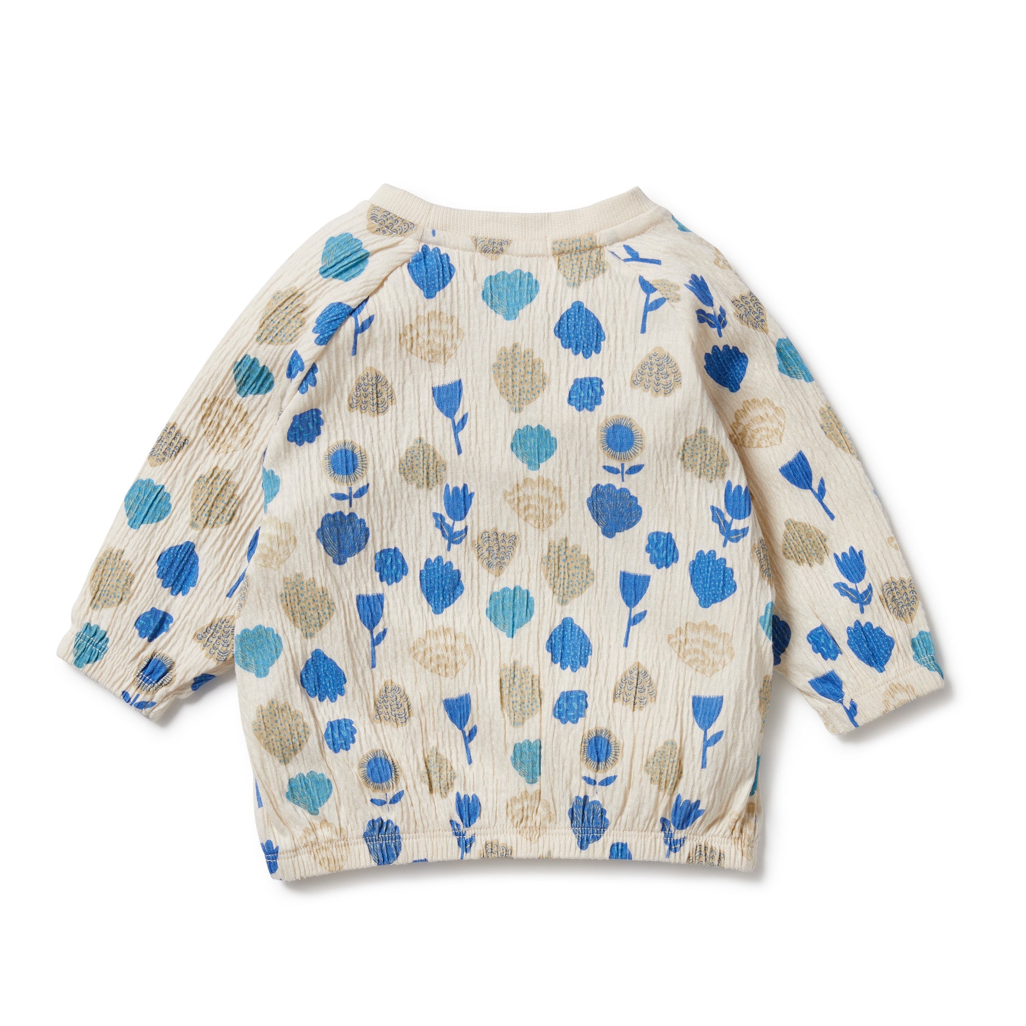 Ocean Breeze Crinkle Sweat - Soft & Stylish Women's Sweatshirt for Casual Wear, Loungewear & Outdoor Activities