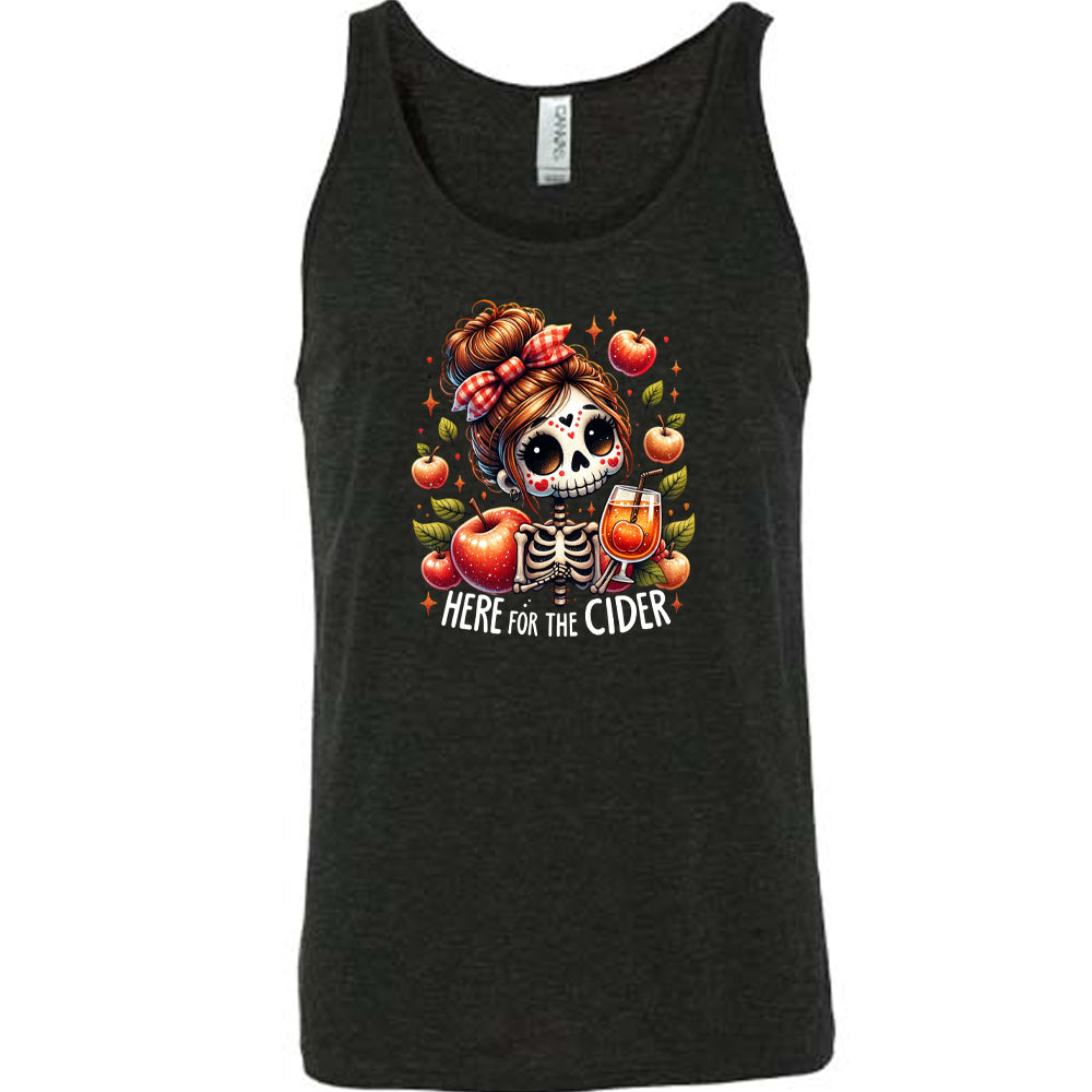 Here For The Cider Unisex T-Shirt - Comfortable Cotton Tee for Casual Wear, Parties, and Outdoor Activities